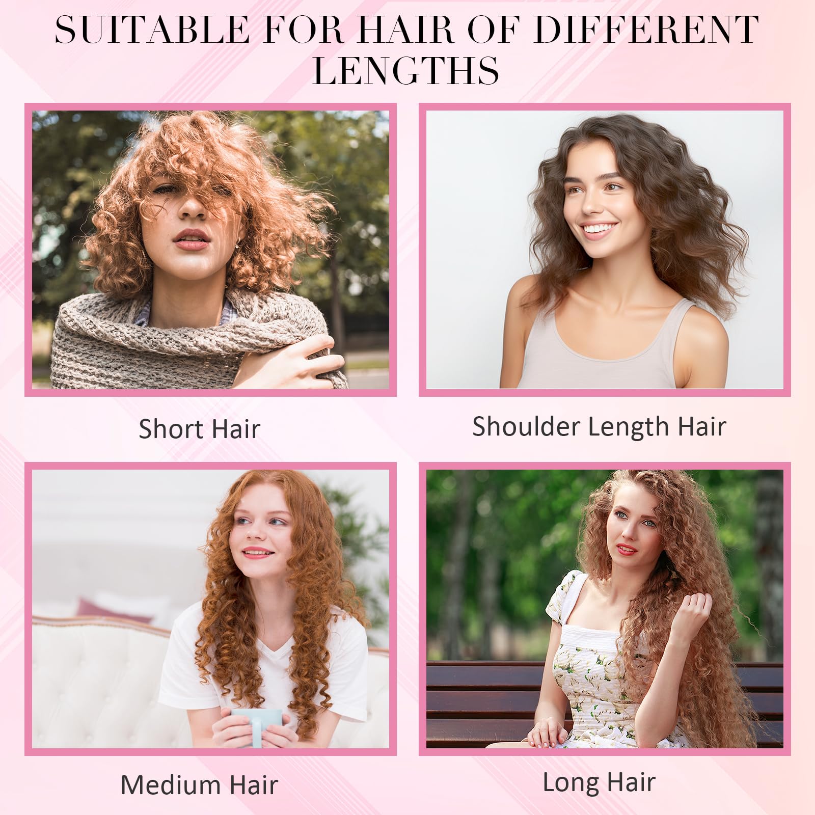 AOZUO Heatless Curling Rod Headband, Heatless Hair Curler Heatless Curls Overnight for Short Long Hair No Heat Overnight Curls w