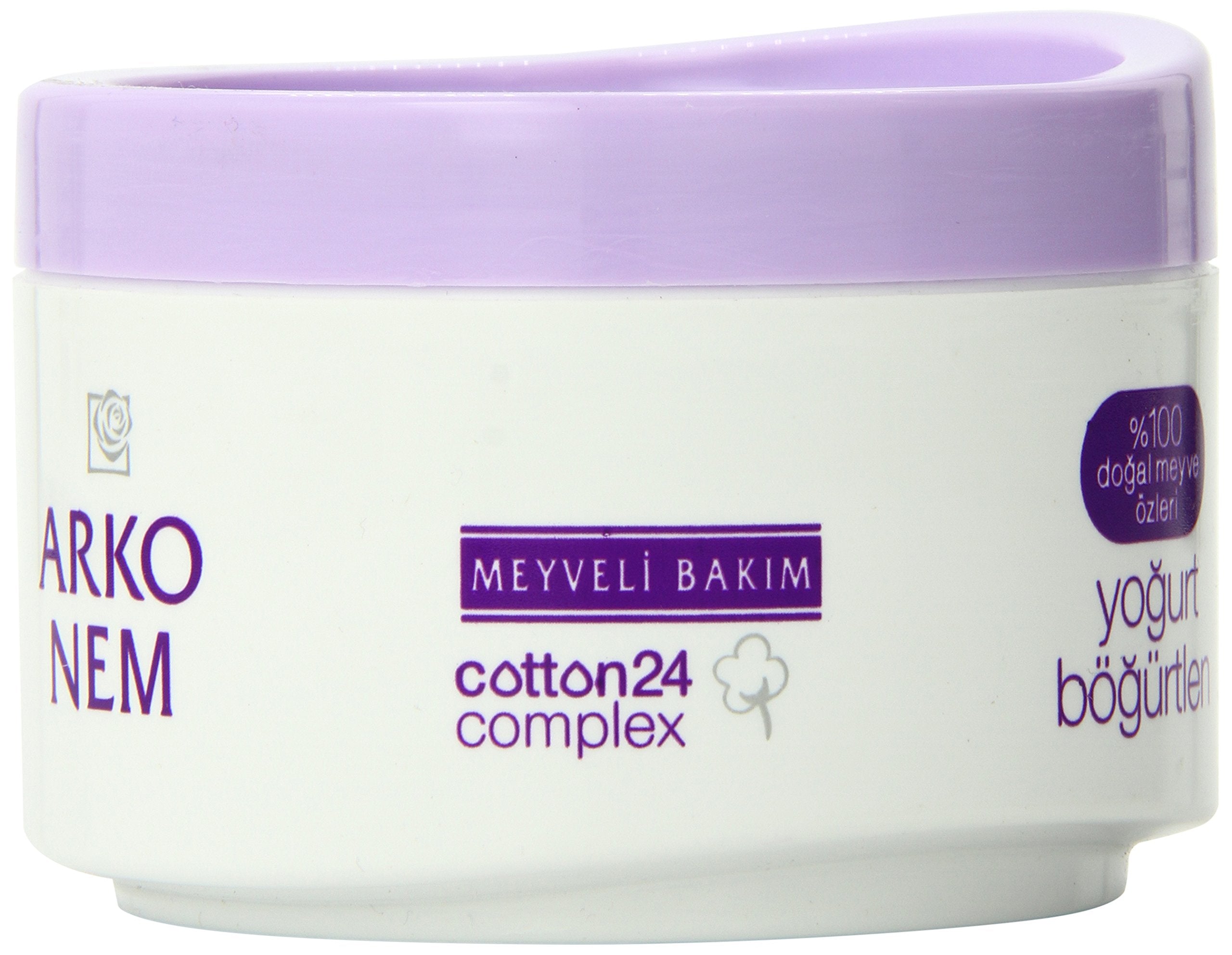 Arko Nem Yoghurt And Blackberry Cream Face Hand And Body Cream, 300 Gram