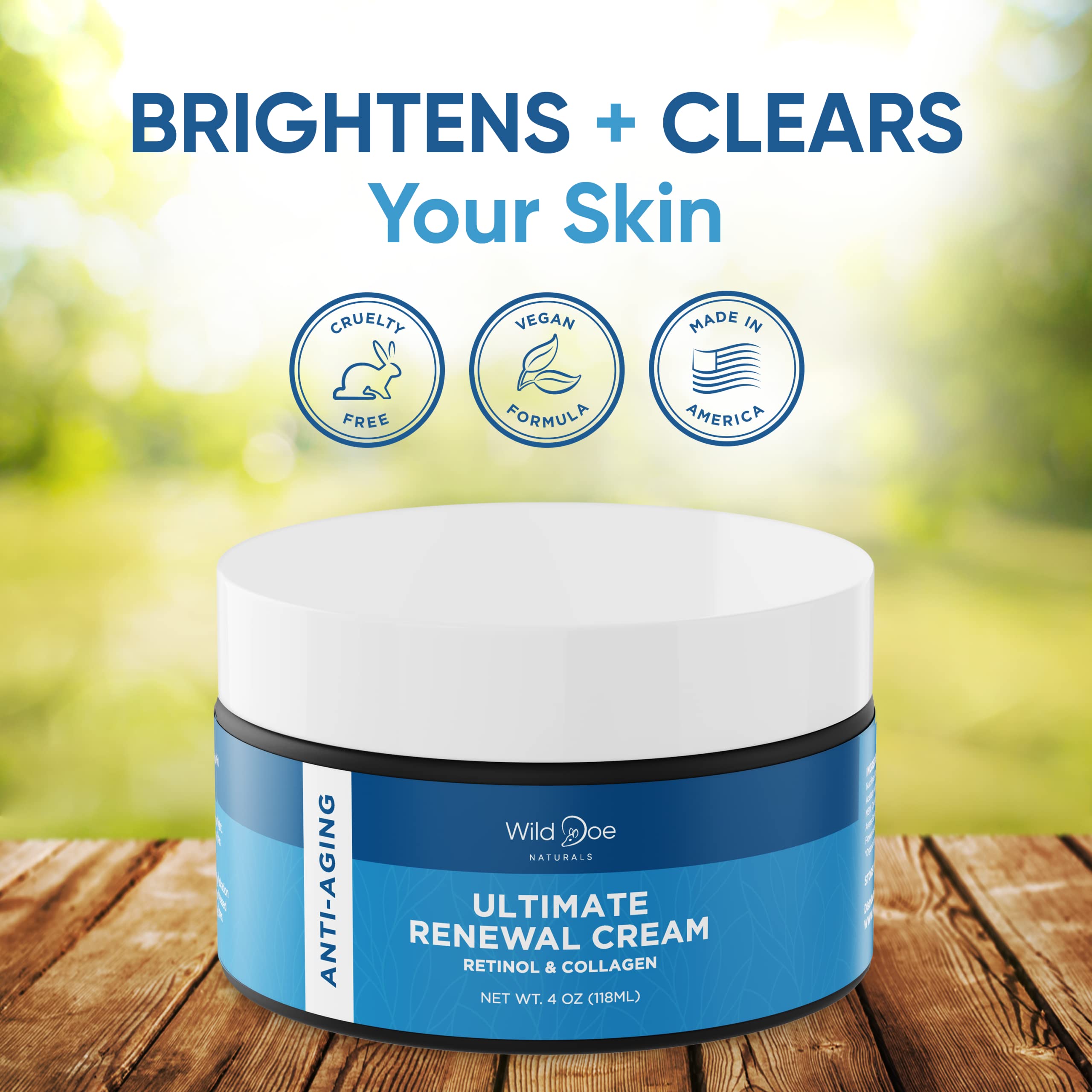 Retinol Cream for Face - Retinol Night Cream: The Ultimate Dark Spot Corrector, Neck Firming Cream, Wrinkle Cream for Face, Coll