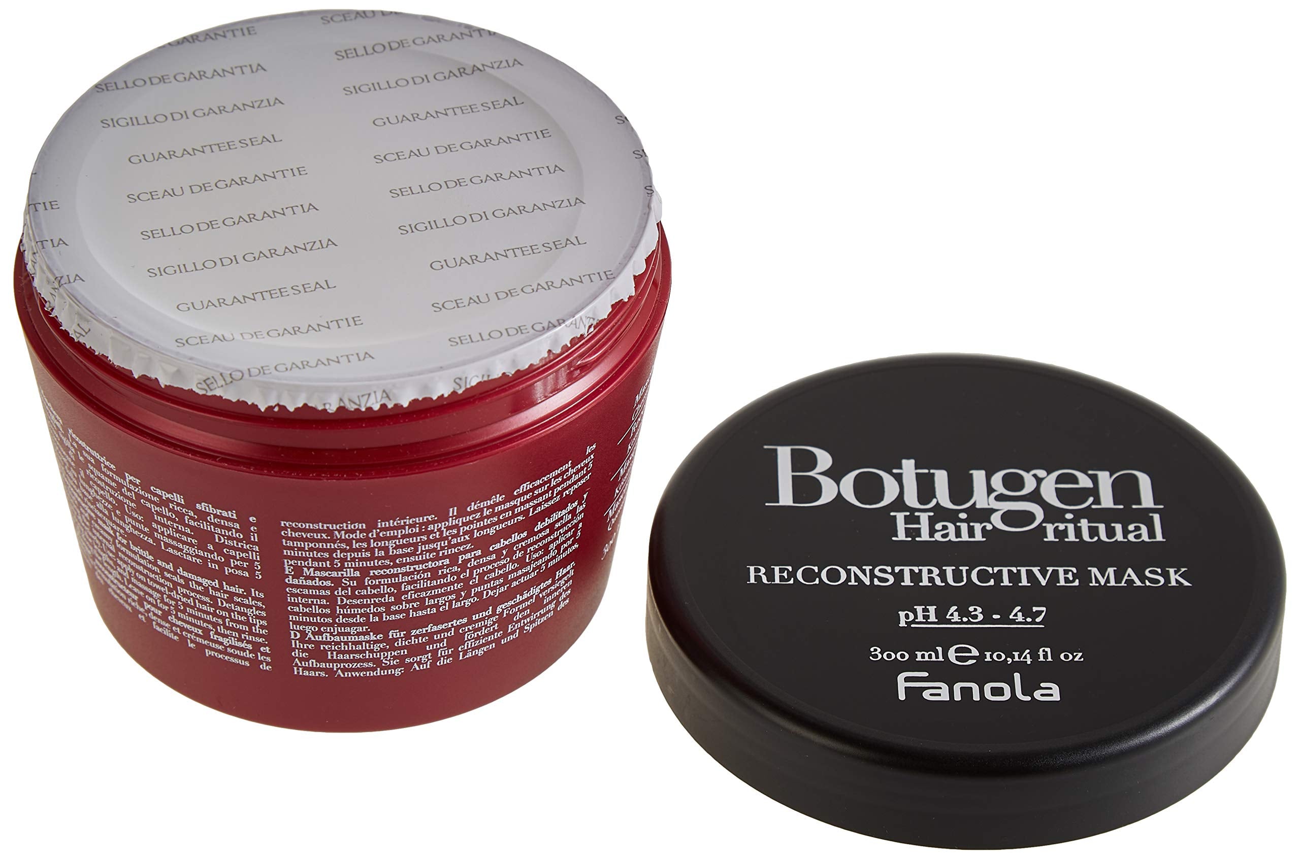 Fanola Botugen Botolife Mask Ph 4.5 Reconstructive Mask With Botolife, Keratin And Hyaluronic Acid For Brittle And Damaged Hair