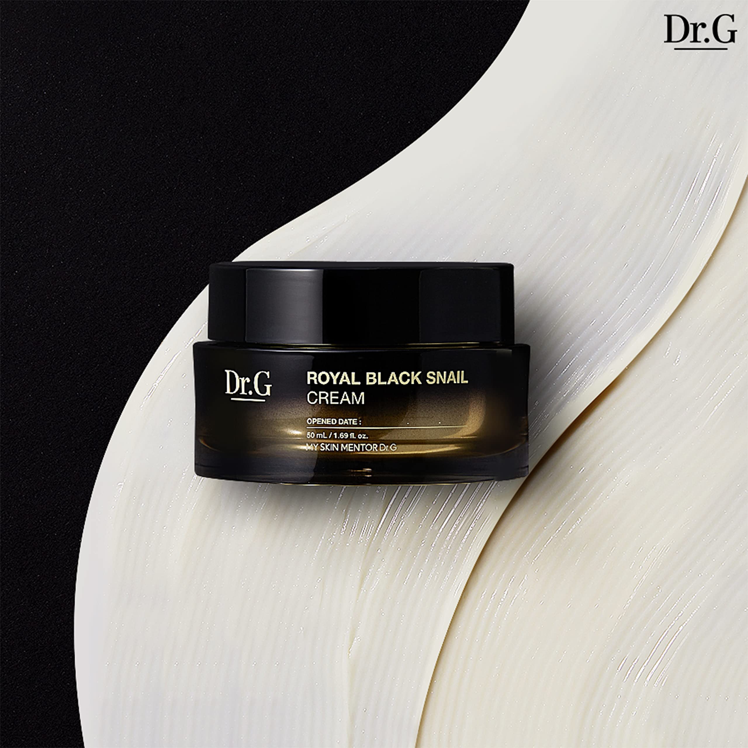 Dr. G Royal Black Snail Cream, 50Ml - Korean Moisturizer, Snail Mucin Moisturizer, Korean Skin Care Moisturizer, Korean Face Moi