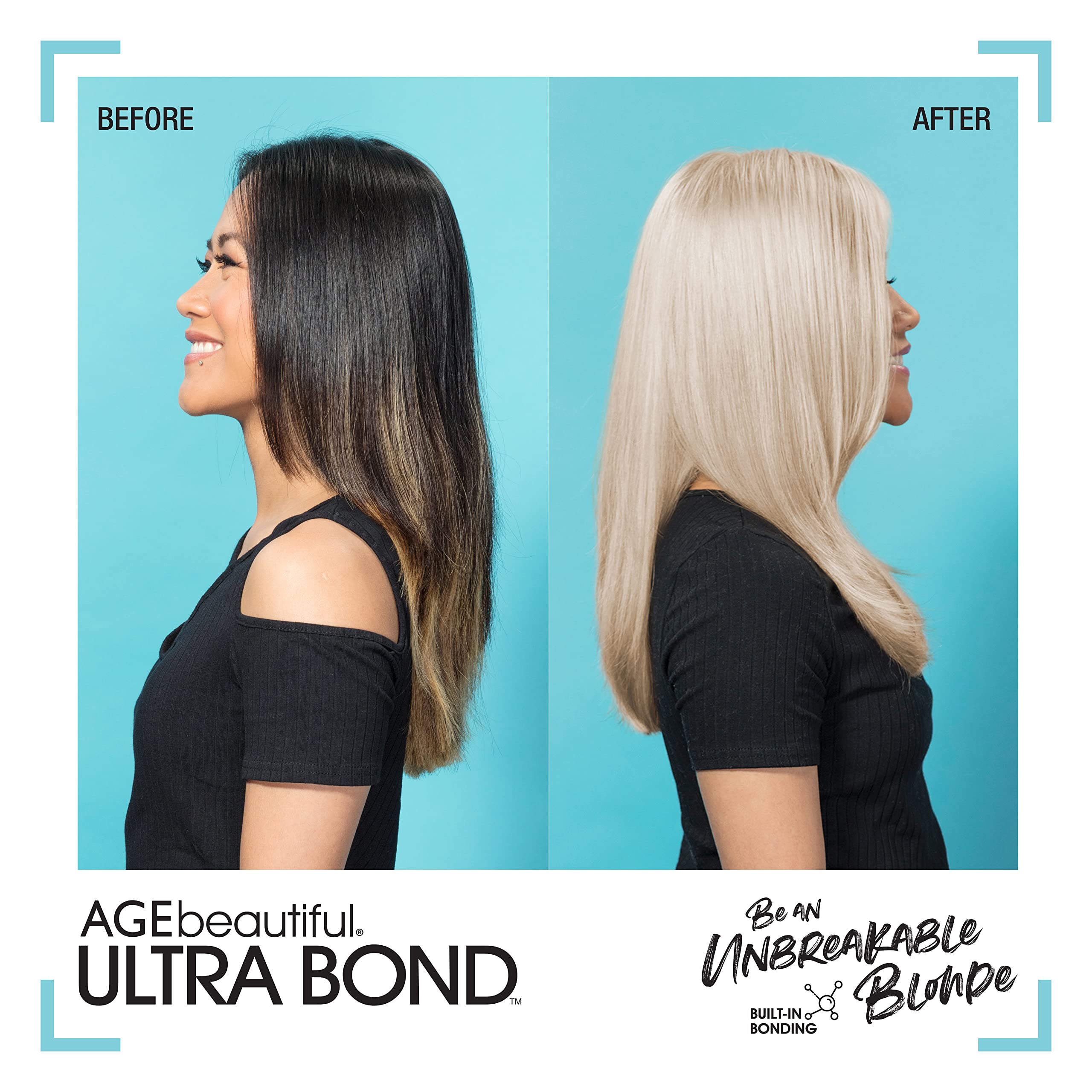 ULTRA BOND Hair Creme Lightener with Bond Building - Lifts up to 9+ Levels - Strengthen, Protect & Nourish, 6 Fl Oz