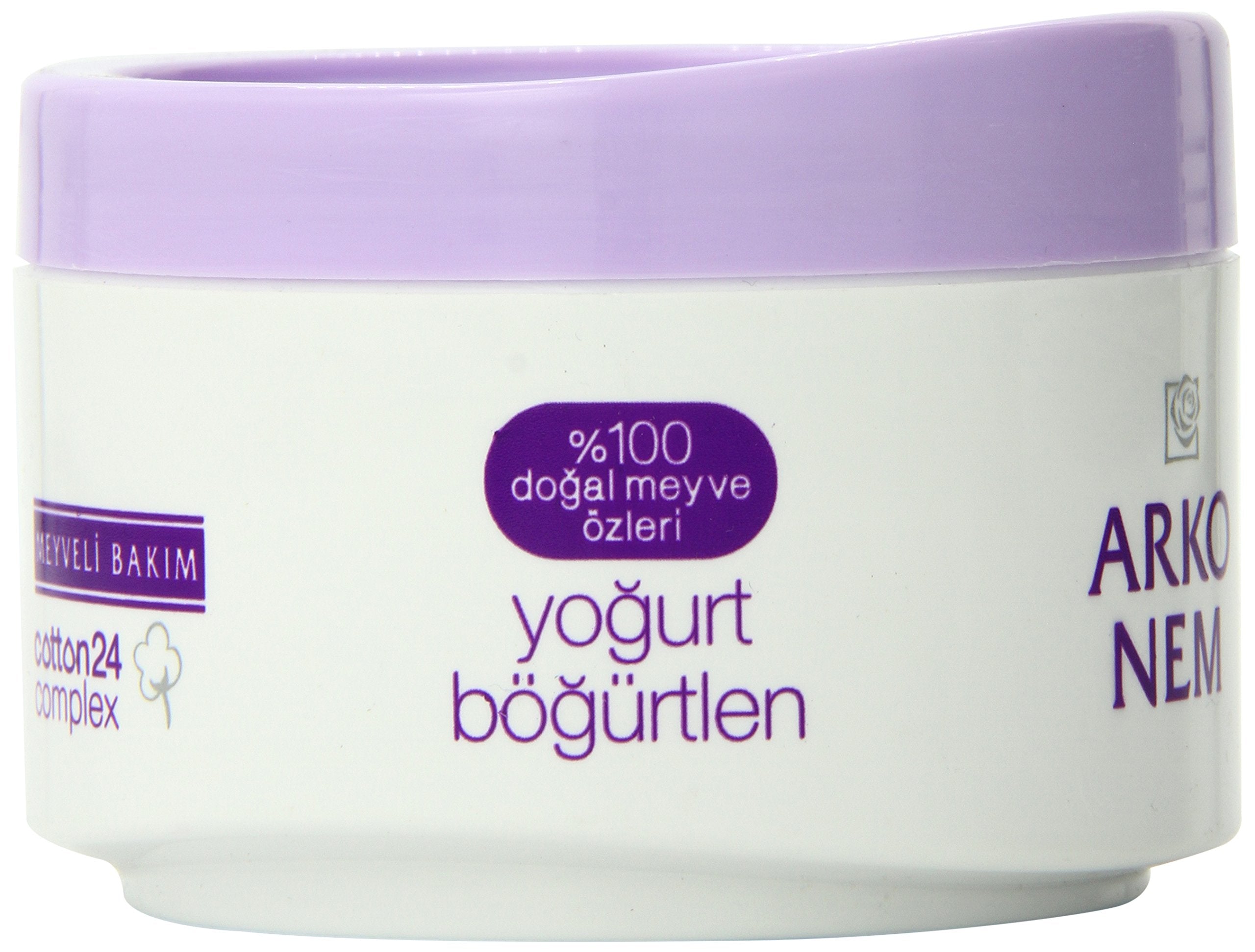 Arko Nem Yoghurt And Blackberry Cream Face Hand And Body Cream, 300 Gram