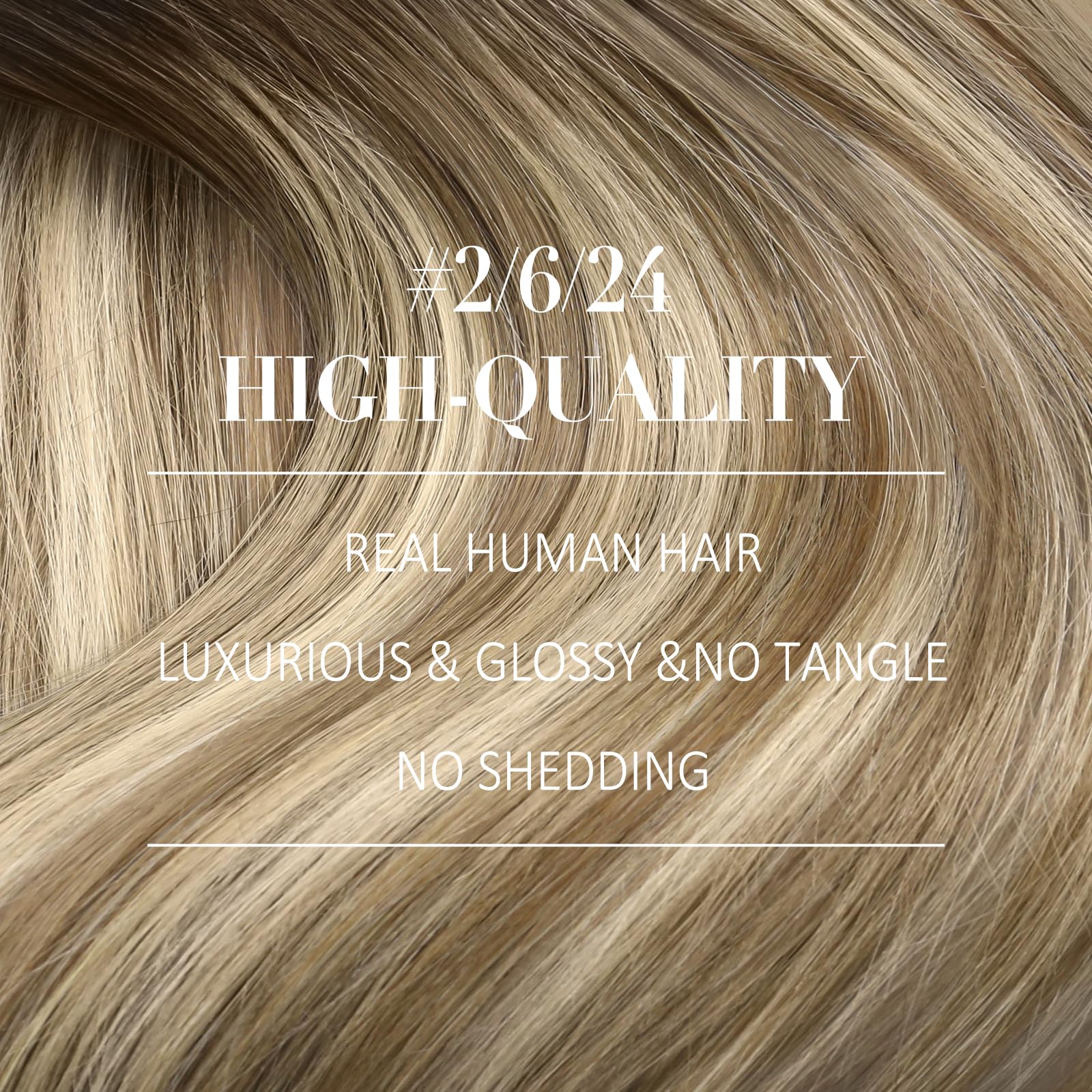 Youngsee 150G 24 Inch Clip In Hair Extensions Real Human Hair Ombre Hair Extensions Clip Dark Brown Roots Blending Into Medium B