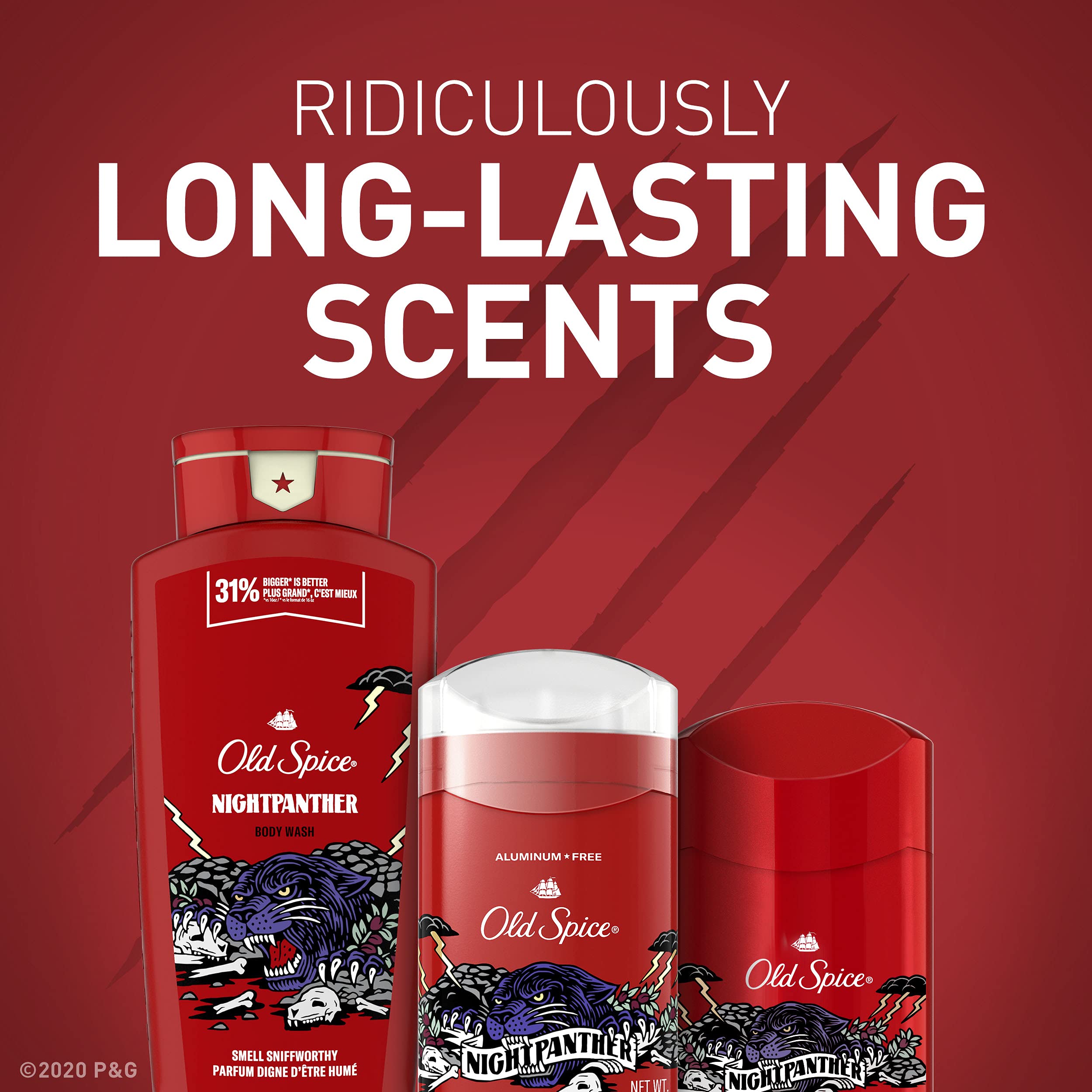 Old Spice Anti-Perspirant Deodorant For Men, Nightpanther, 2.6 Oz