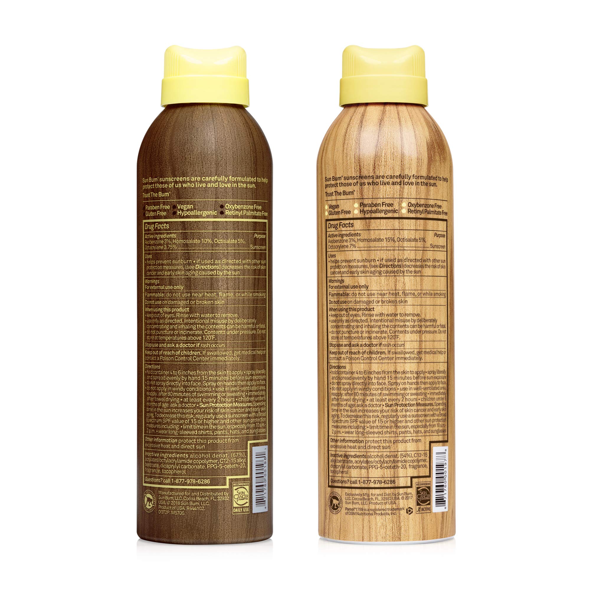 Sun Bum Sun Bum Original Spf 30 And 50 Sunscreen Spray Vegan And Reef Friendly (Octinoxate & Oxybenzone Free) Broad Spectrum Moi