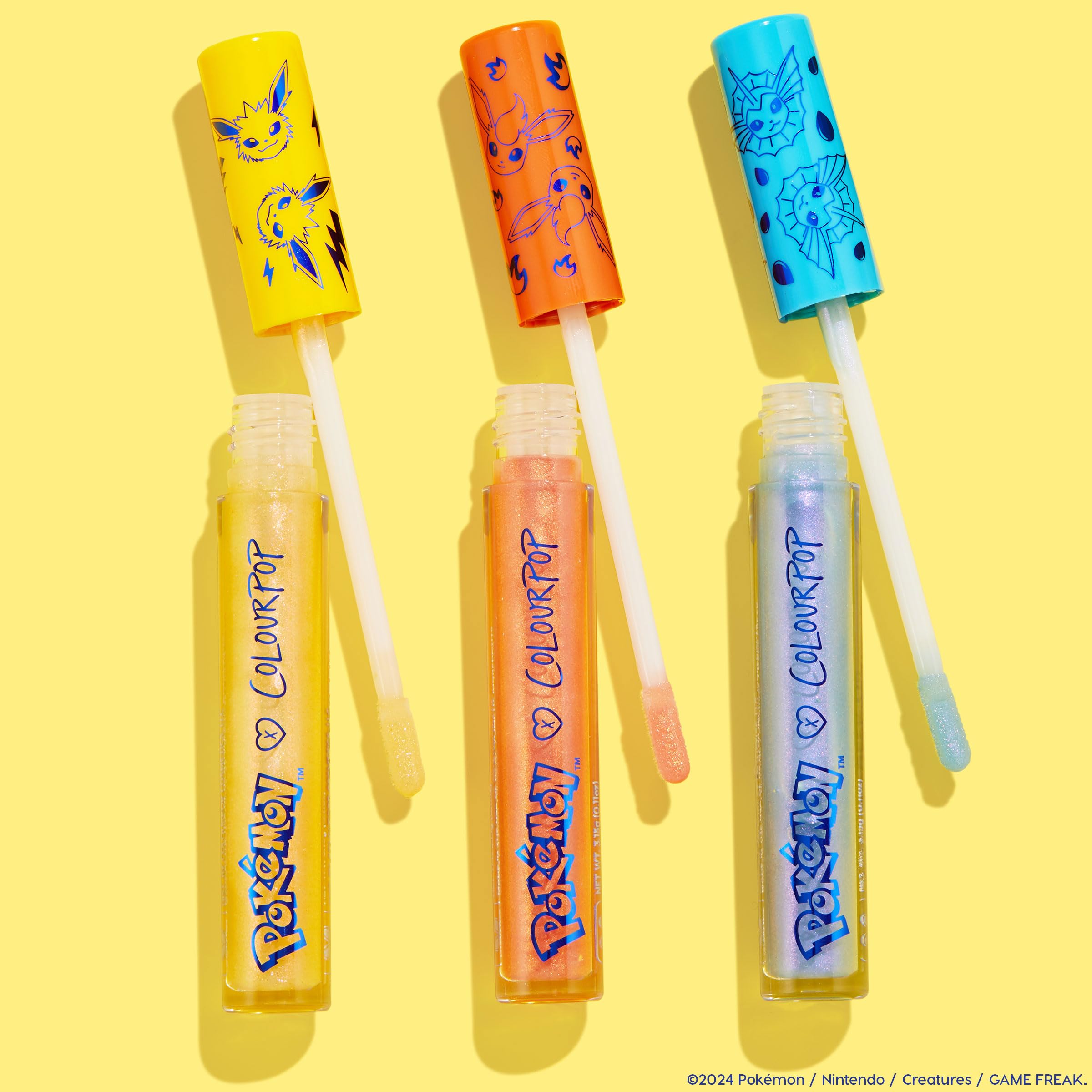 ColourPop Pok  mon x ColourPop Evolution Ultra Glossy Lip Trio