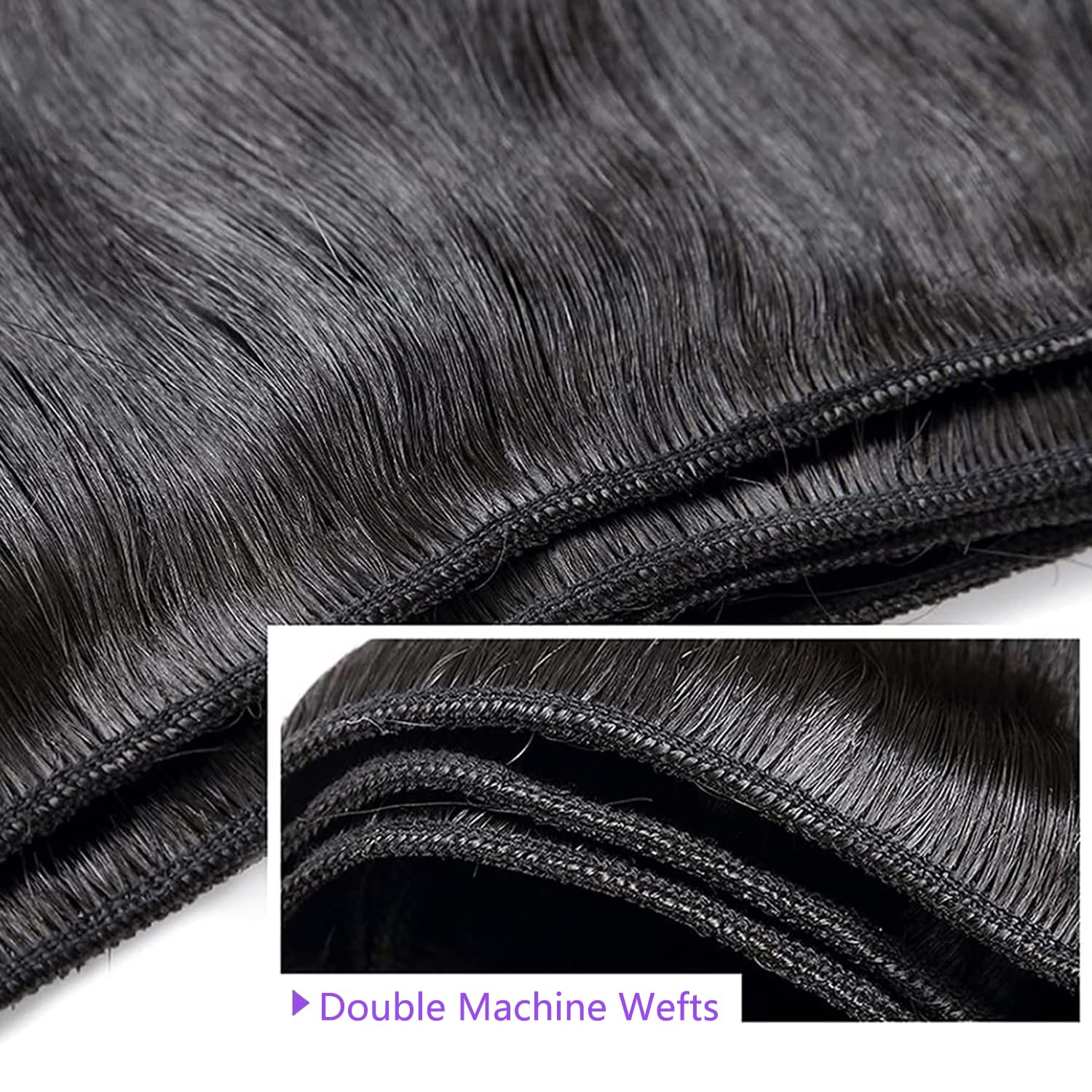 Brazilian Straight Bundles Human Hair (20 22 24 26) 100% Unprocessed Straight Weave 4 Bundles Human Hair 10A Grade Weave Bundles