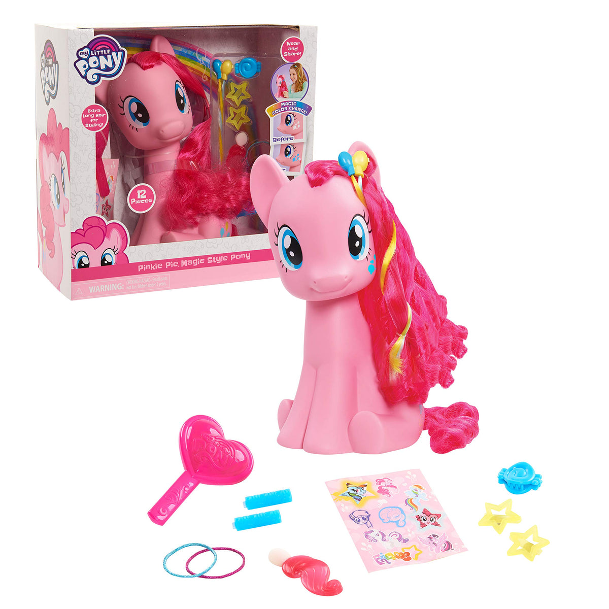 My Little Pony Pinkie Pie Styling Pony, Kids Toys For Ages 3 Up By Just Play