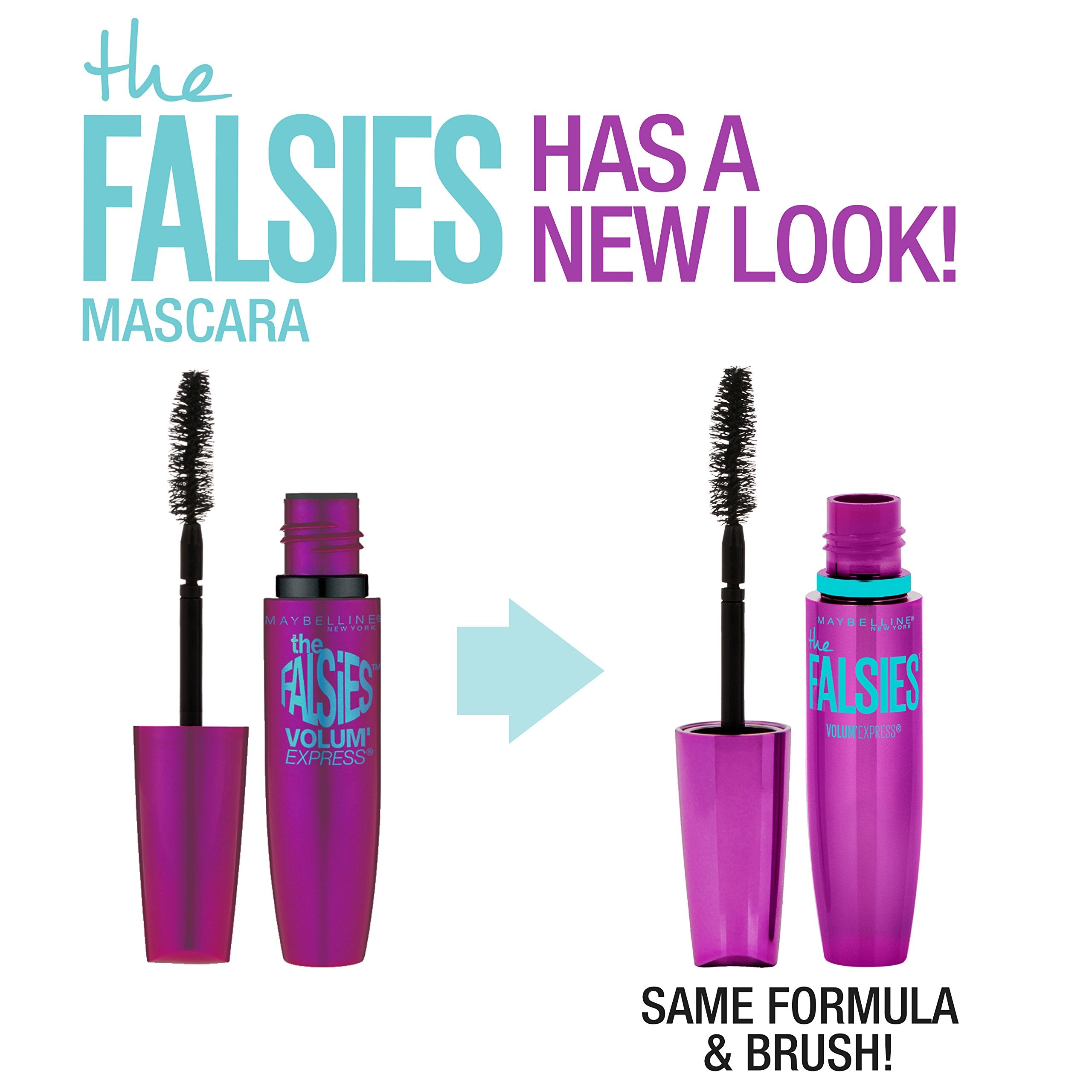 Maybelline New York Makeup Volum' Express The Falsies Waterproof Mascara, Brownish Black, 0.25 Fl. Oz.