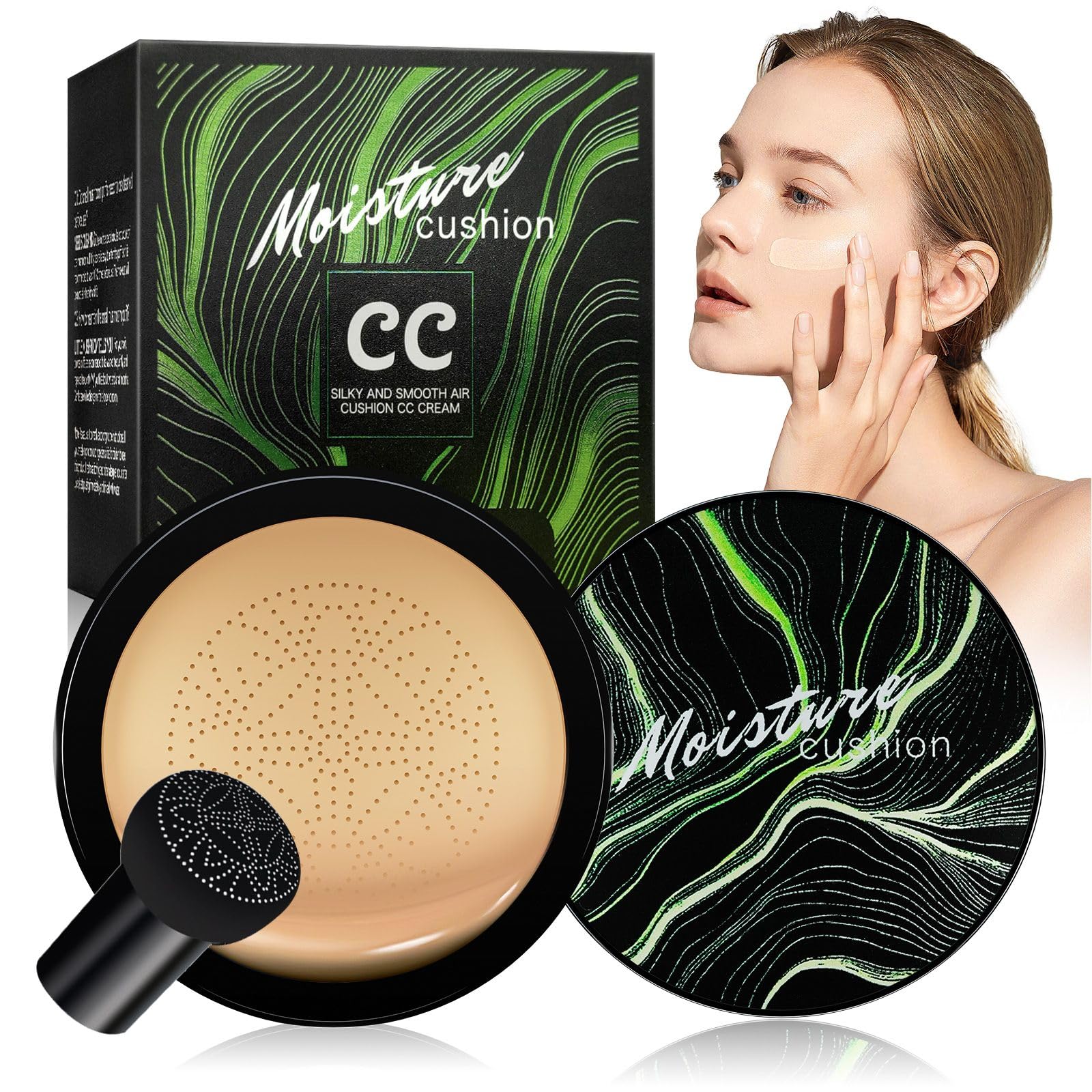 Foundation for Older Women CC Cream Foundation Concealer Makeup Buff Beige
