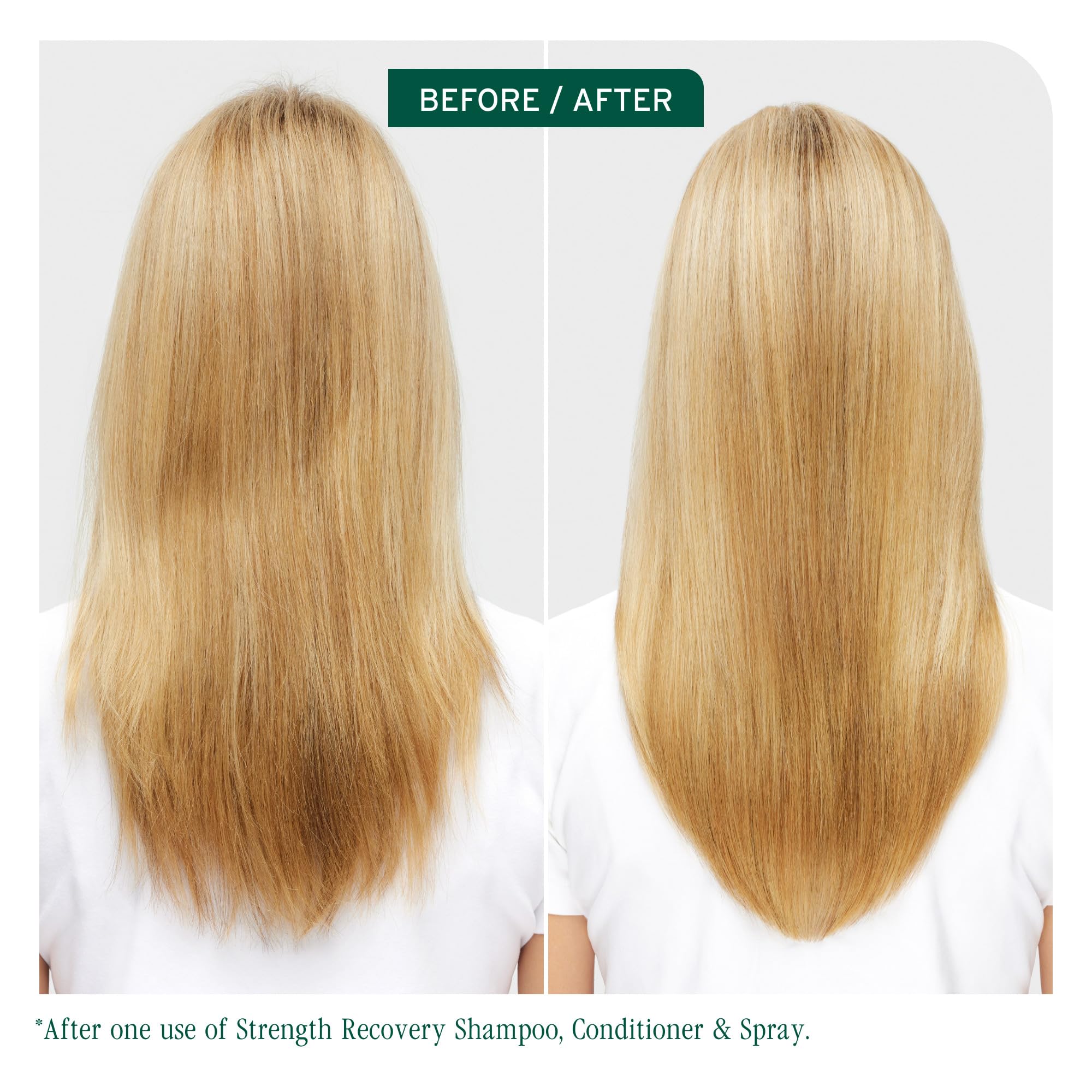Biolage Strength Recovery Conditioner - Moisturizes & Strengthens Damaged Hair, Softness & Shine, Olive Squalane & Vegan Protein
