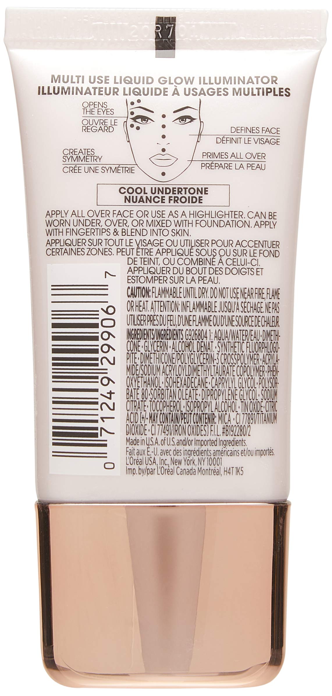 LOr  al Paris True Match Liquid Glow Illuminator, Ice, 0.67 fl; oz.