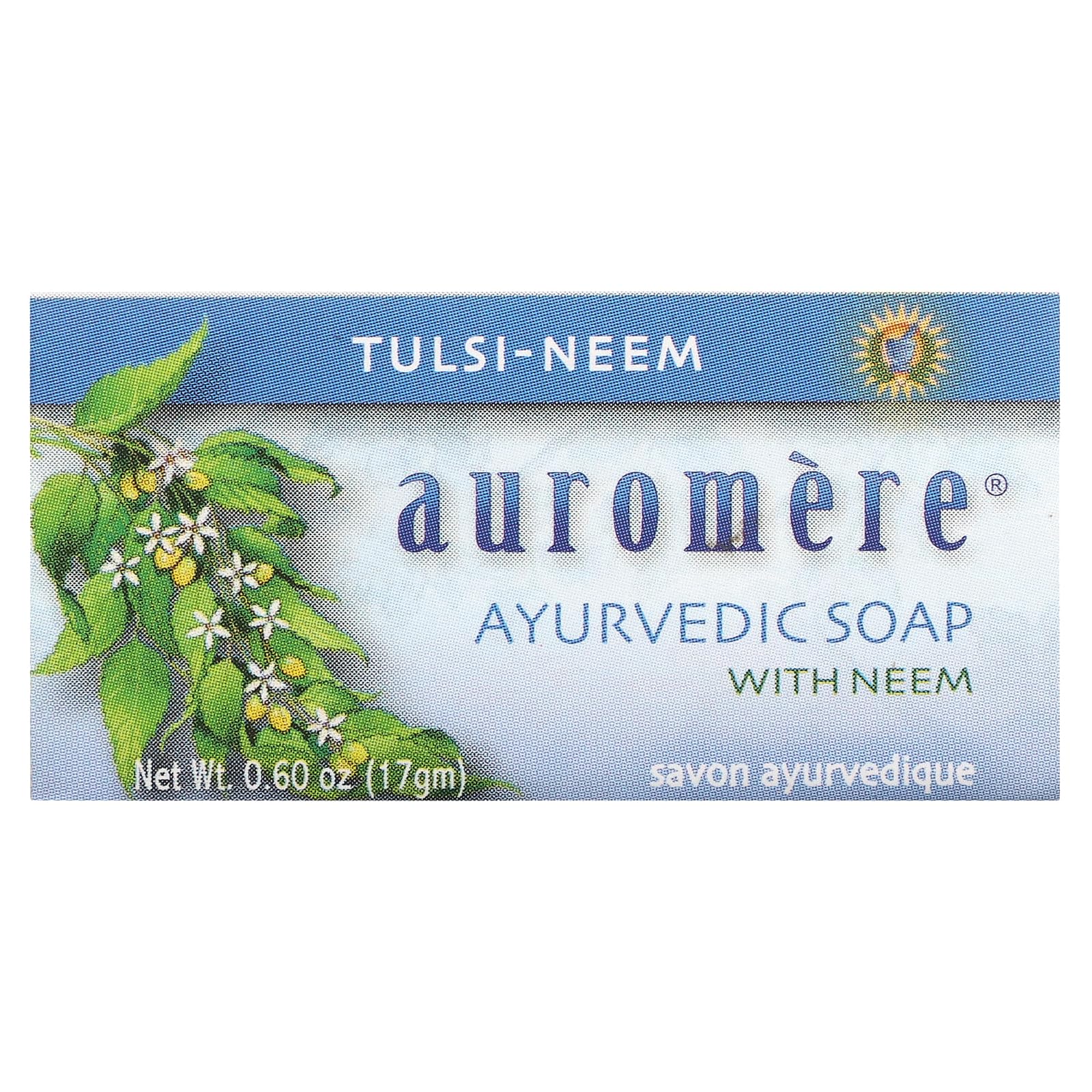 Ayurvedic Soap - Tulsi-Neem 0.71 Ounce (20 grams) Bar(S)