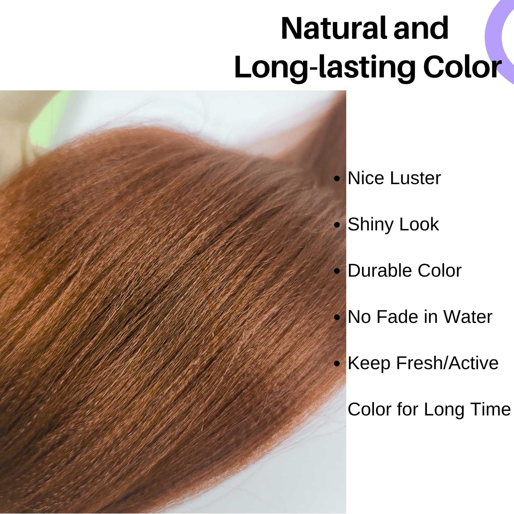 Brown Braiding Hair Pre Stretched 30# Knotless Braids Hair Extension for Braiding