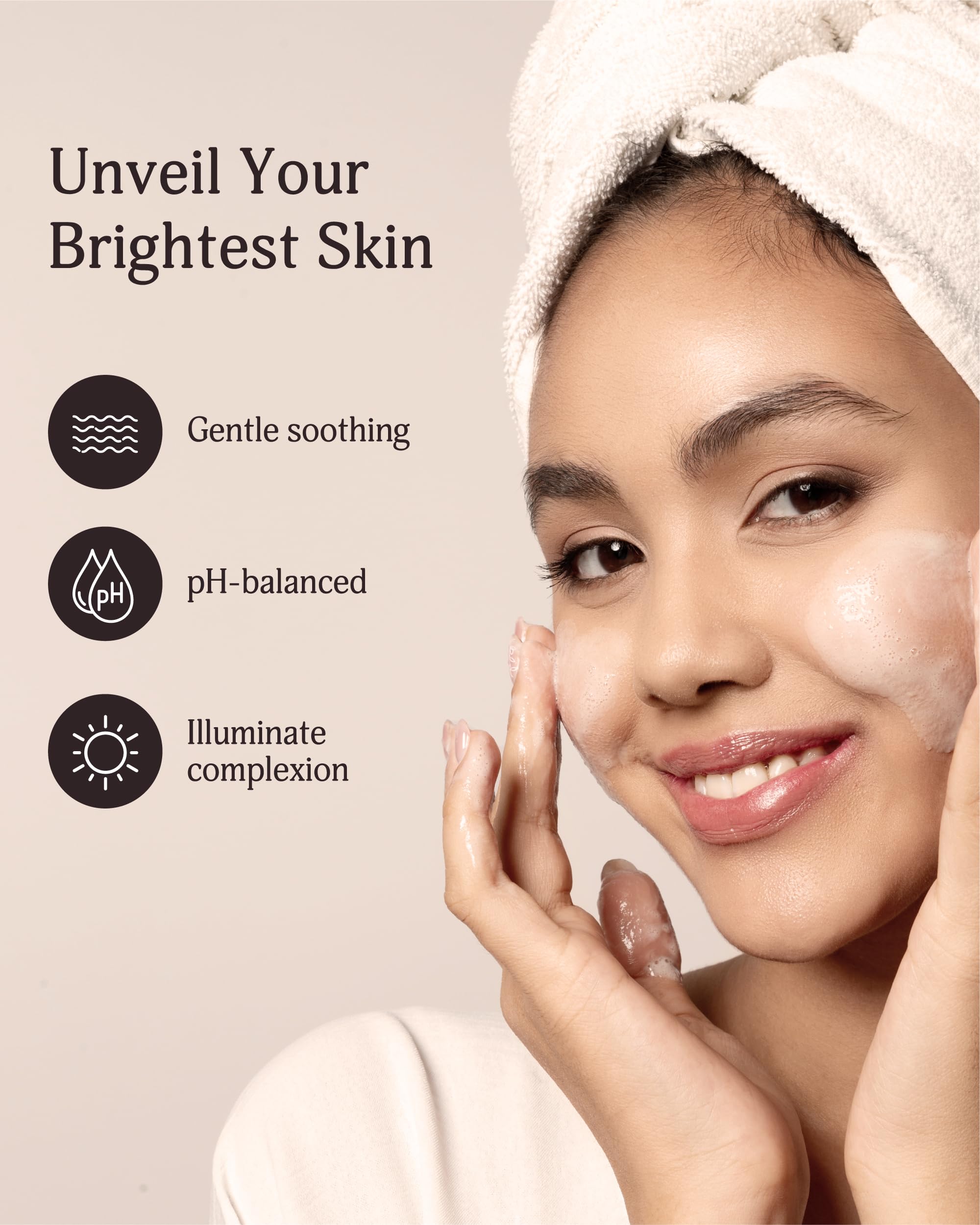 Veilment Rice Therapy Artemisia Foam Cleanser (Pack Of 1, 5.1Fl Oz) - Gentle Moisturizing Face Wash For Sensitive Skin. Daily Hy