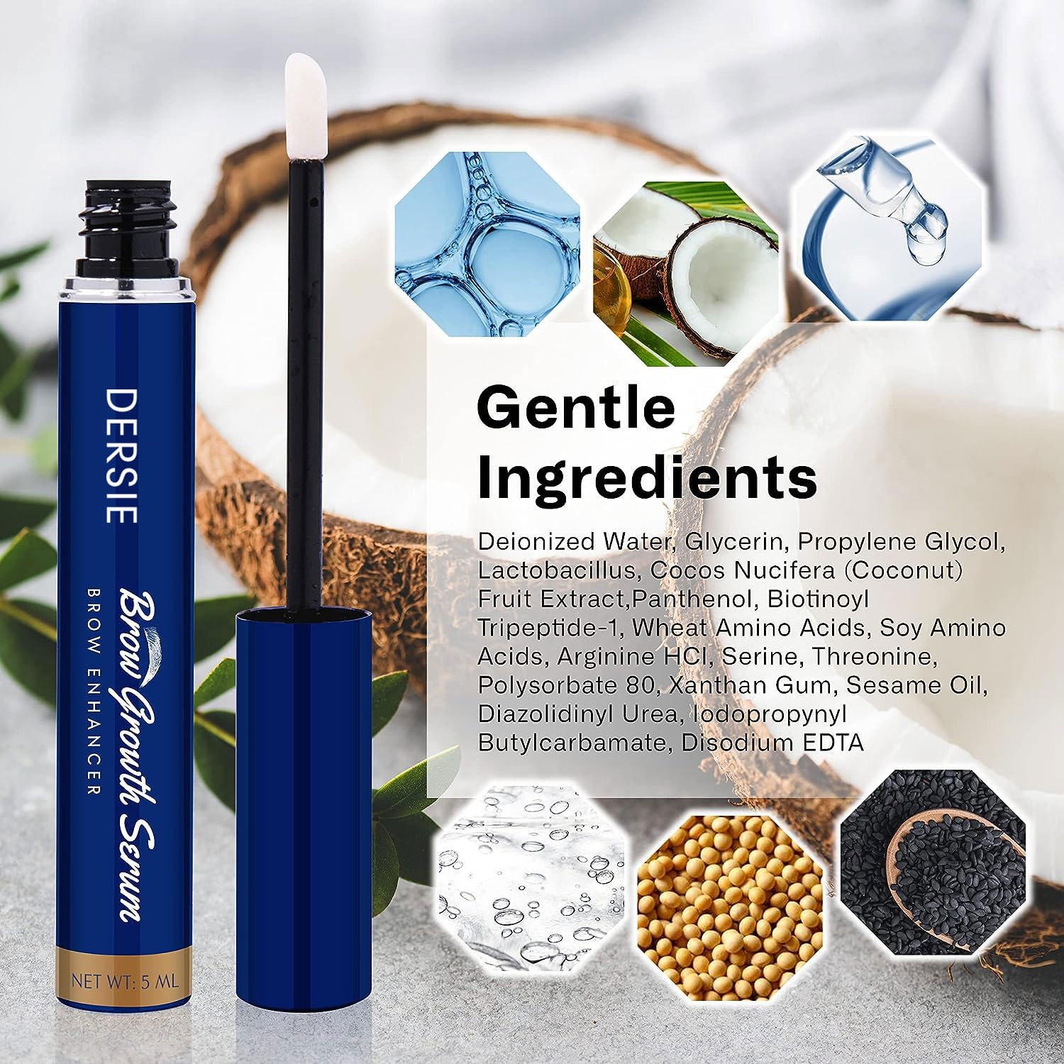 Eyebrow Growth Serum, Eyebrow Growth Serum For Thicker Brows, Eyebrow Serum To Grow Brows, Rapid Brow Growth Serum As Soon As In