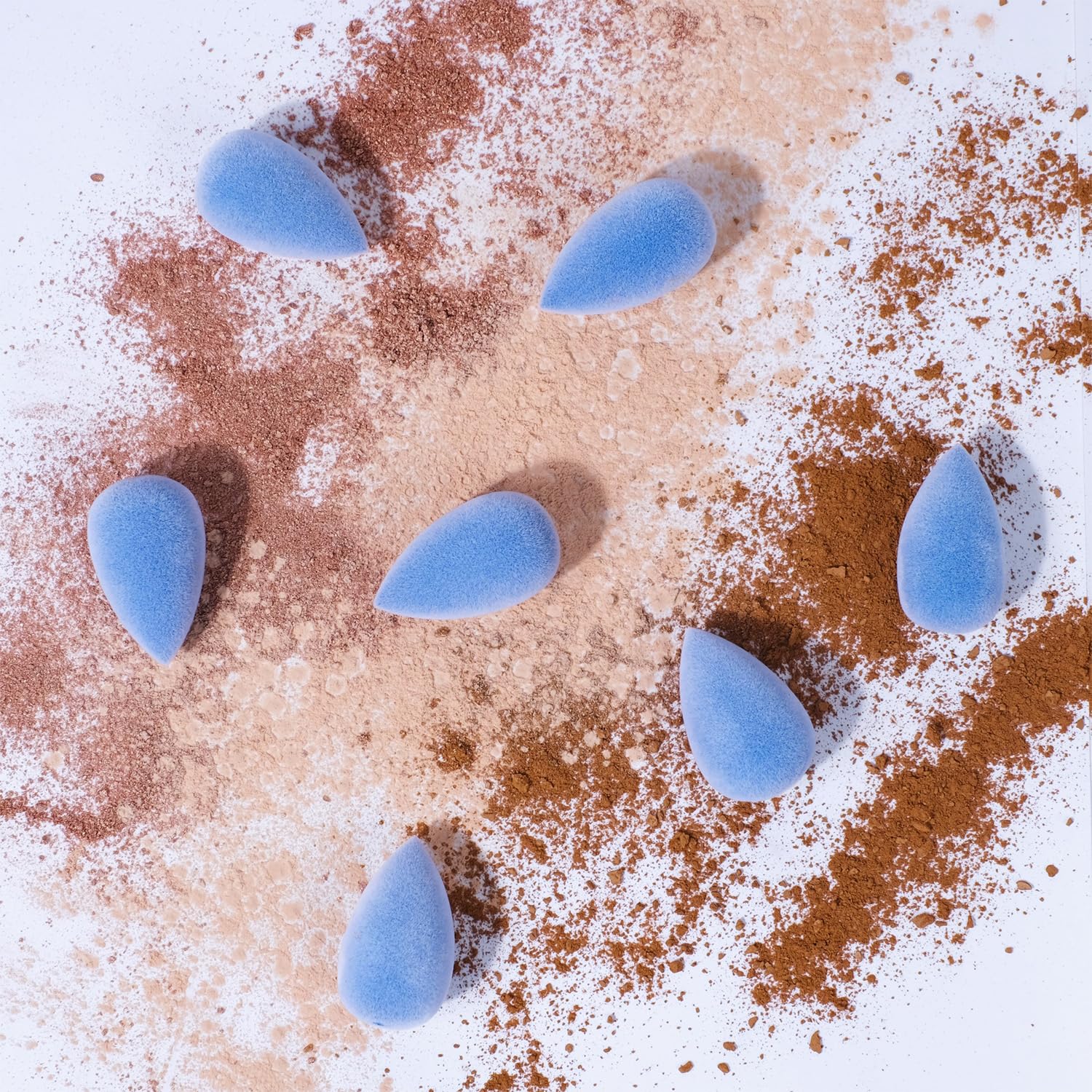 Juno & Co. Microfiber Sponge, Latex-Free, Dual Layer Technology, Flawless Makeup Blender For Foundations, Powders And Creams (Ve