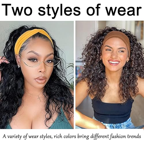 Xtrend 6 Pcs Women'S Headbands Twisted Cross Elastic Headbands Yoga Running Sports Workout Headbands Non-Slip Sweat Soft Headban