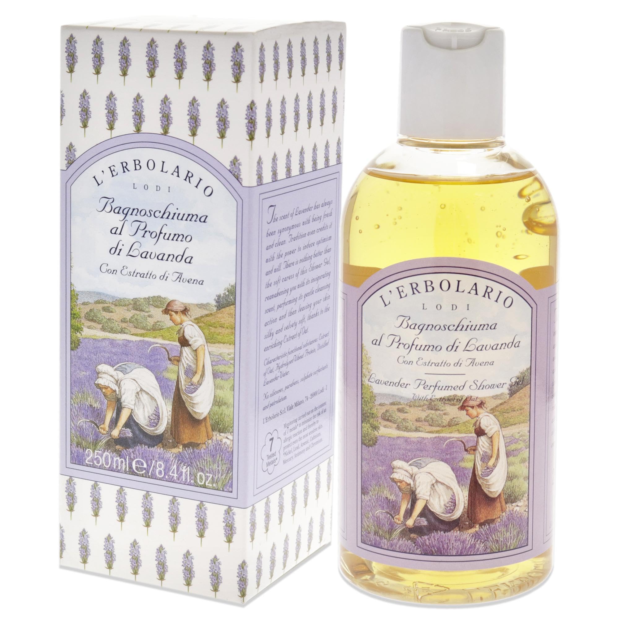 Lavanda (Lavender) Bath Foam By Lerbolario Lodi