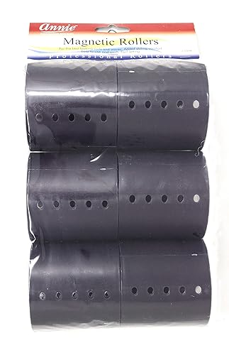 Annie Magnetic Rollers 6 Count Purple 3'' #1359