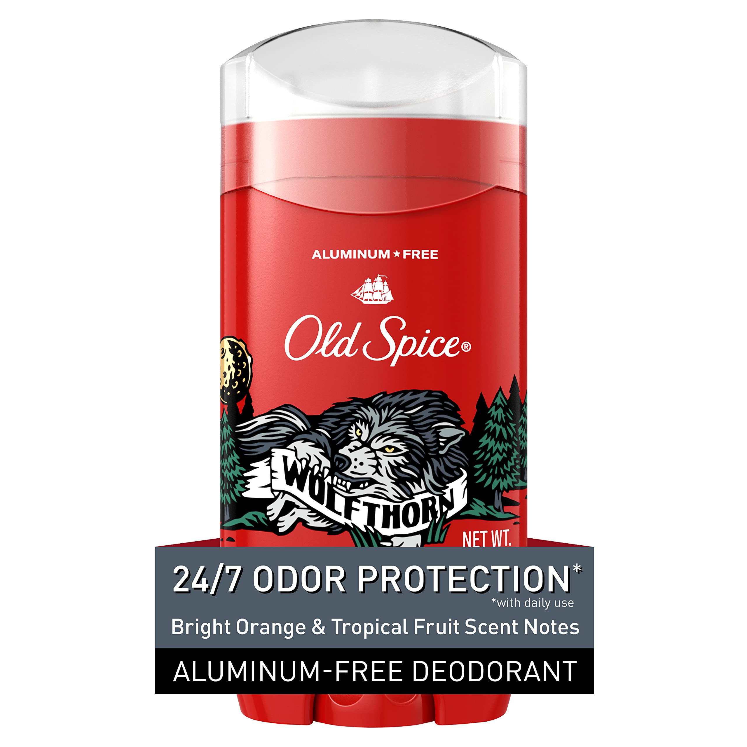 Old Spice Wild Wolfthorn Scent Deodorant for Men, 3 oz