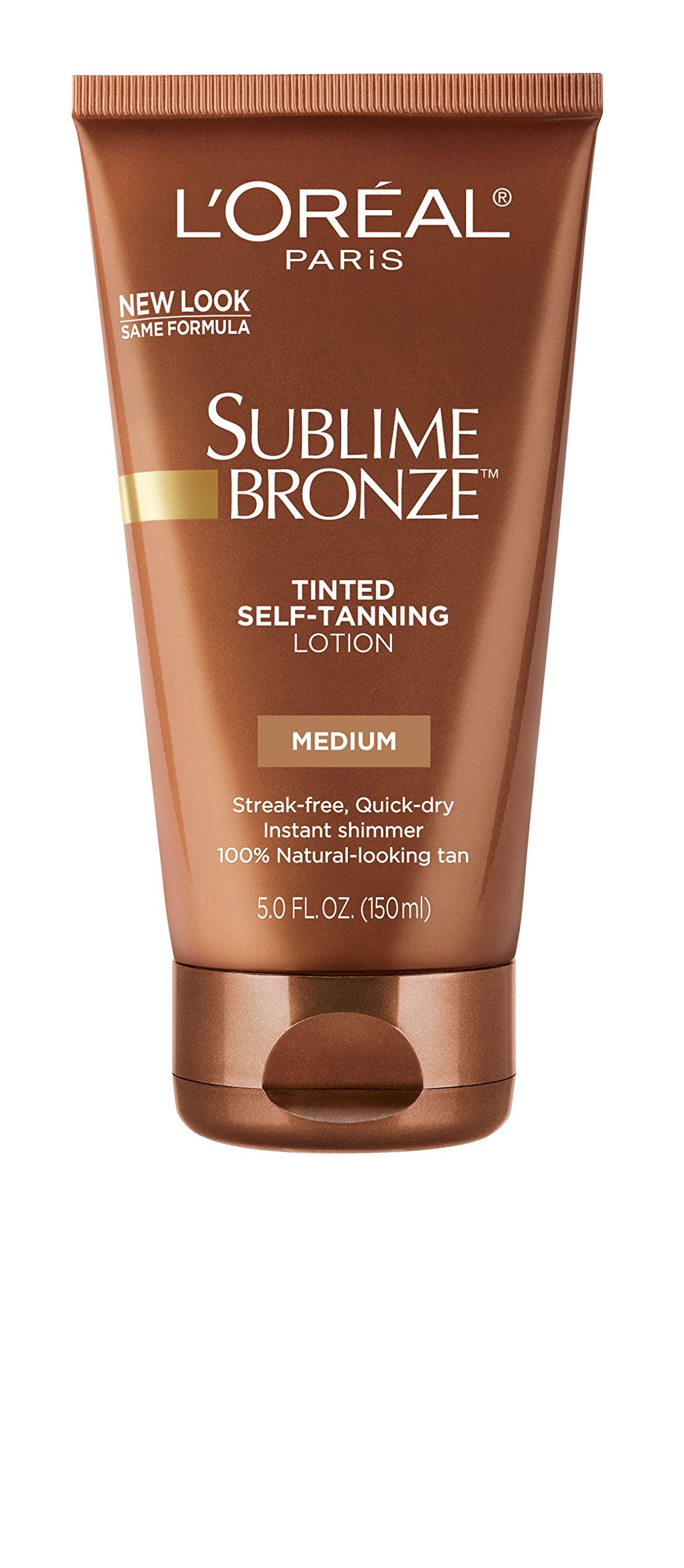 LOreal Paris Sublime Bronze Tinted SelfTanning Lotion, Medium Natural Tan, 5 fl. oz.