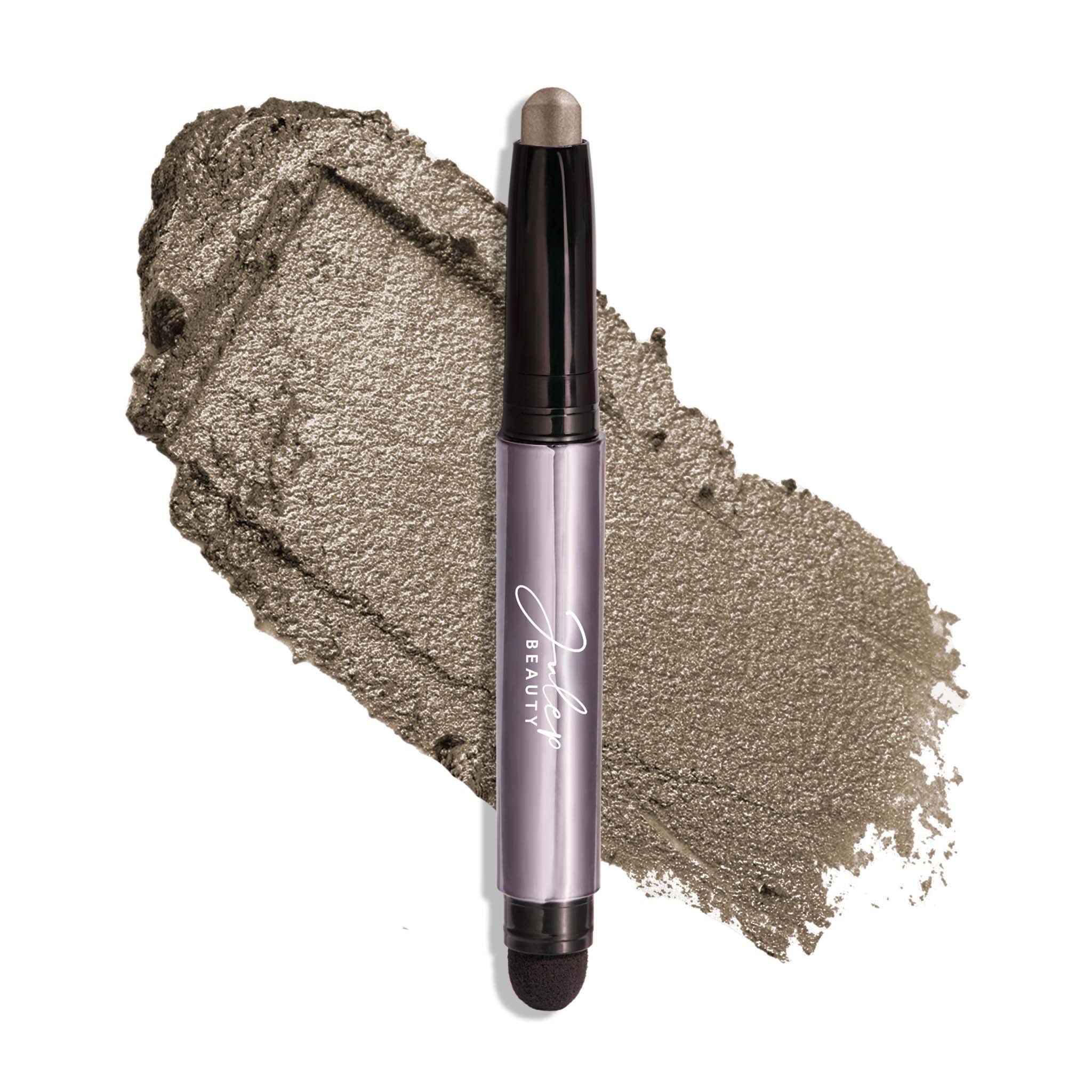 Julep Eyeshadow 101 Crme To Powder Waterproof Eyeshadow Stick, Galaxy Grey Metallic