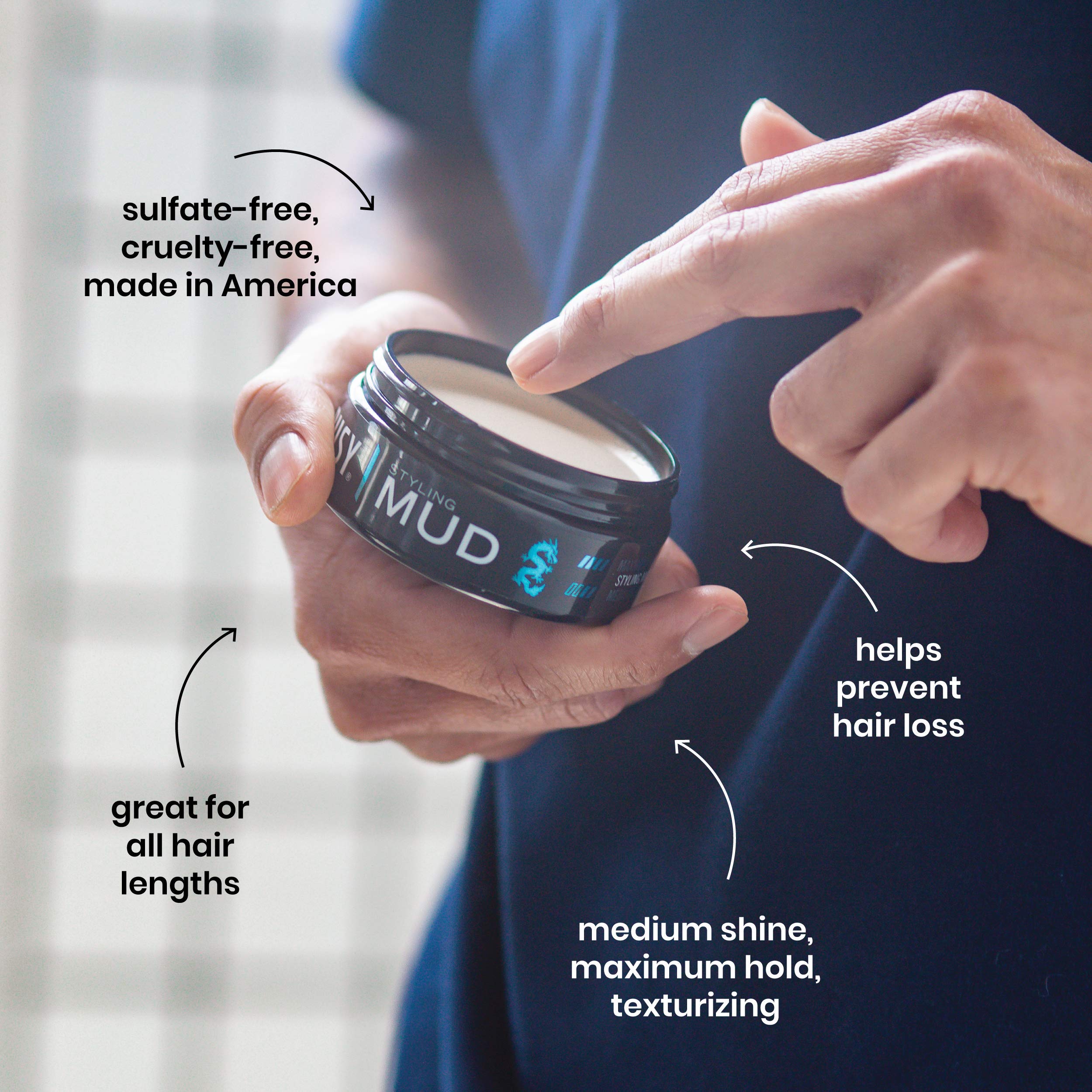 Billy Jealousy Slush Fund Styling Mud, 3 Oz