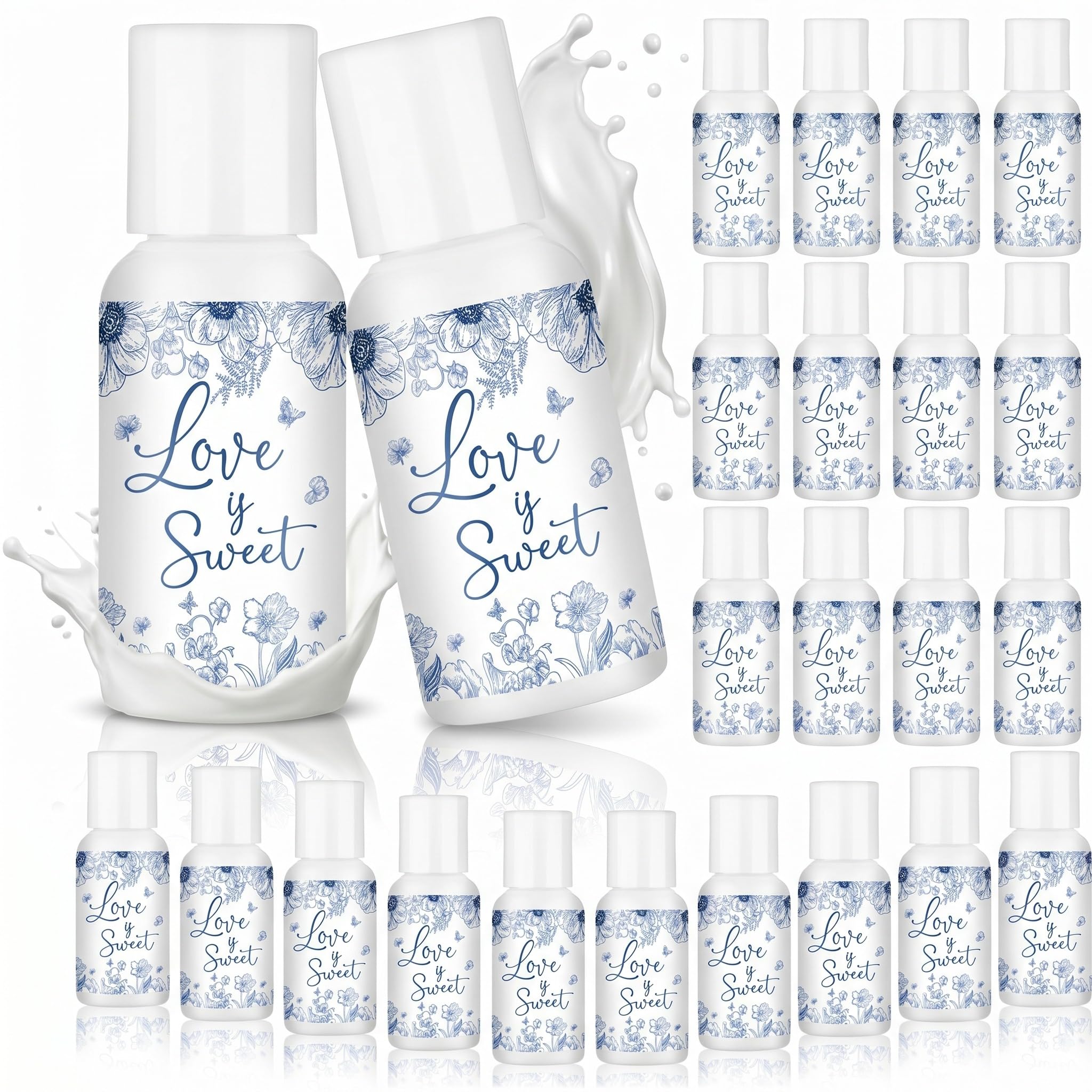 24 Pcs Travel Size Mini Sunscreen Bulk Spf 30+ Wedding Party Thank You Gifts for Guest Small Sunscreen for Summer Wedding Bridal