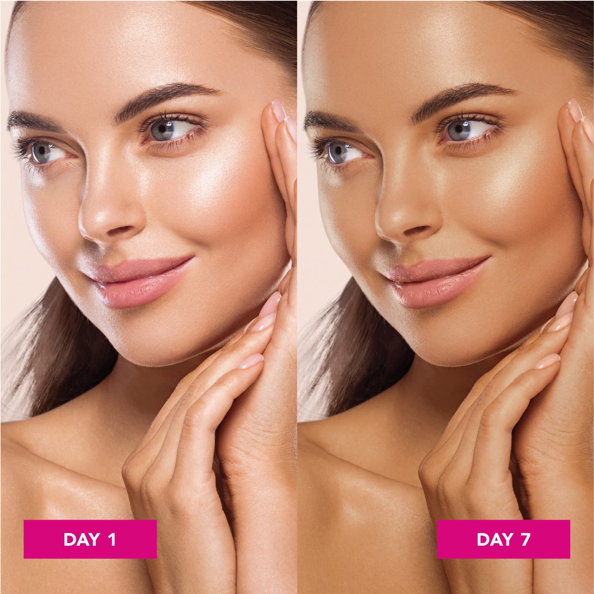 Jergens Natural Glow Face Self Tanner Lotion, Spf 20 Sunless Tanning, Fair To Medium Skin Tone, Daily Facial Sunscreen, Oil Free