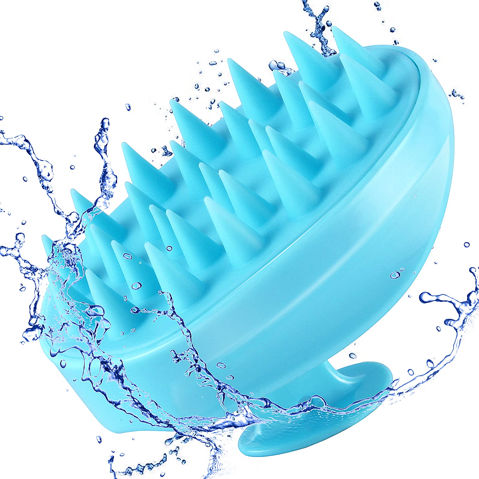Scalp Massager Shampoo Brush, Hair Scalp Scrubber Shower Hair Brush Head Massager For Stress Relax Hair Growth, Dandruff Brush S