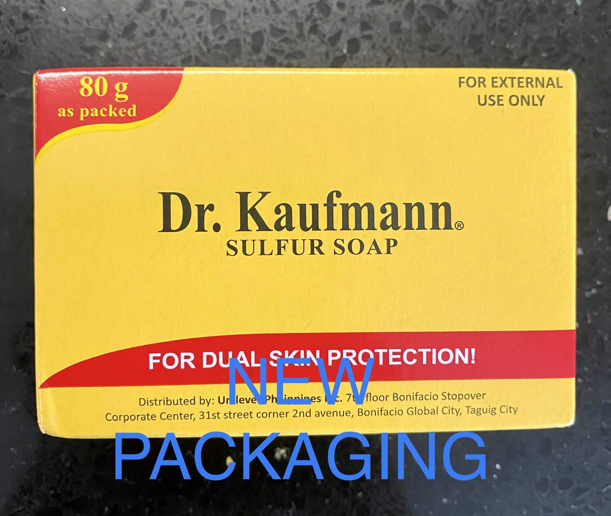 Dr. Kauffman Medicated Sulfur Soap - Lot of 4, 0.71 oz Each, Skin Treatment for Acne & Oily Skin, Antibacterial & Cleansing