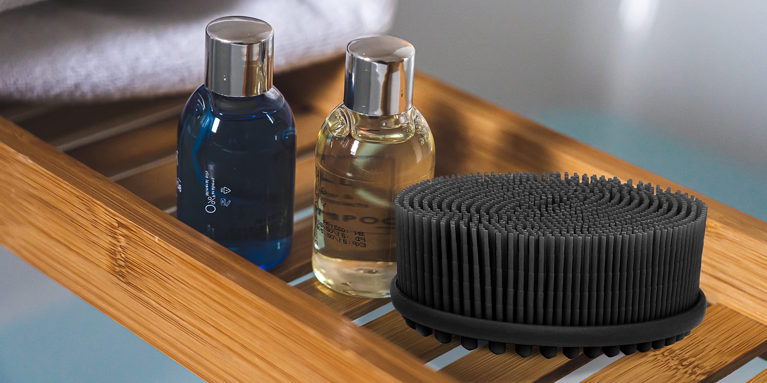 Silicone Body Scrubbers For Use In Shower - Body Scrubber For Men - Silicone Shower Scrubber For Body - Silicone Scrubber Body E