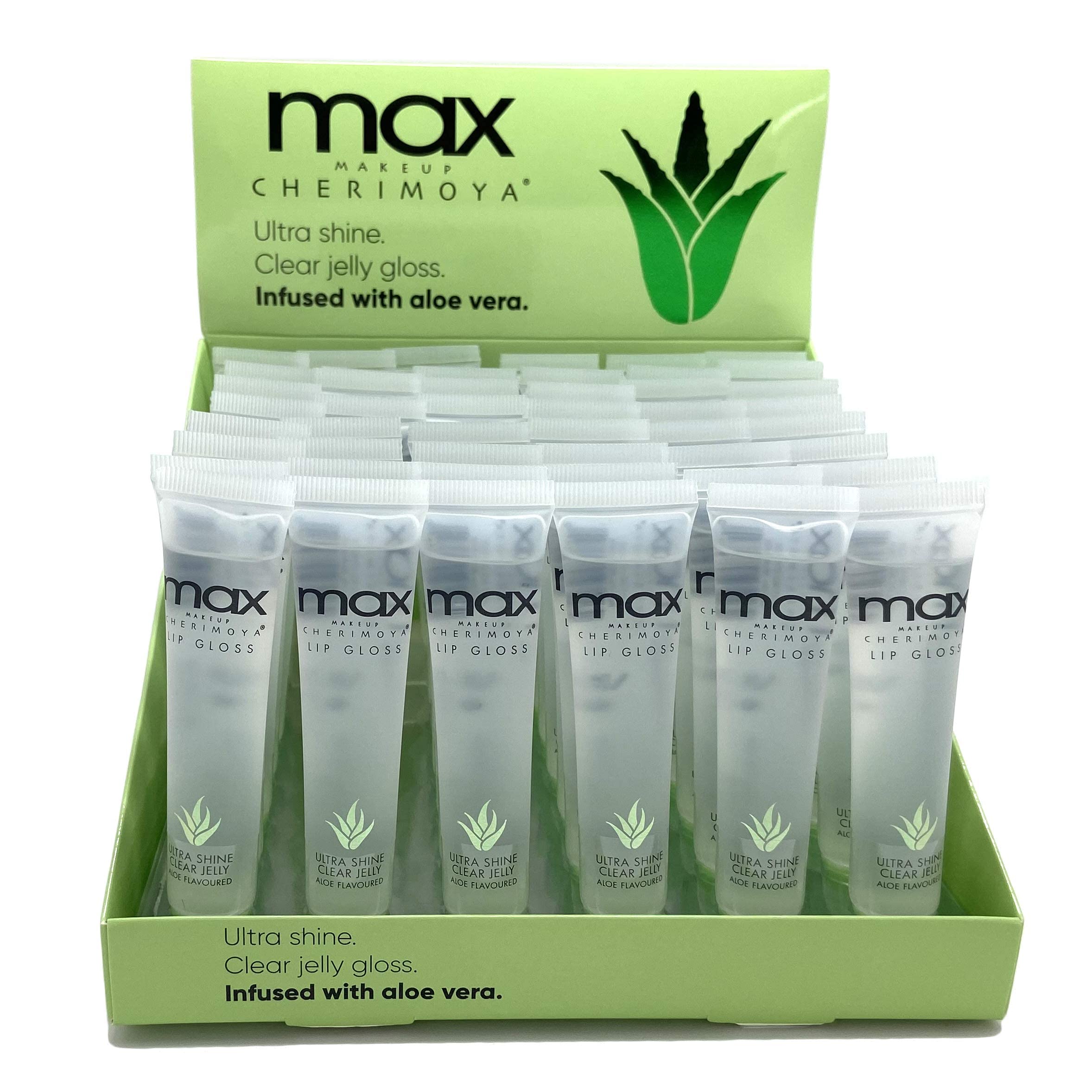 Cherimoya MAX Makeup Lip Polish 6-Pack - Aloe Vera Formula