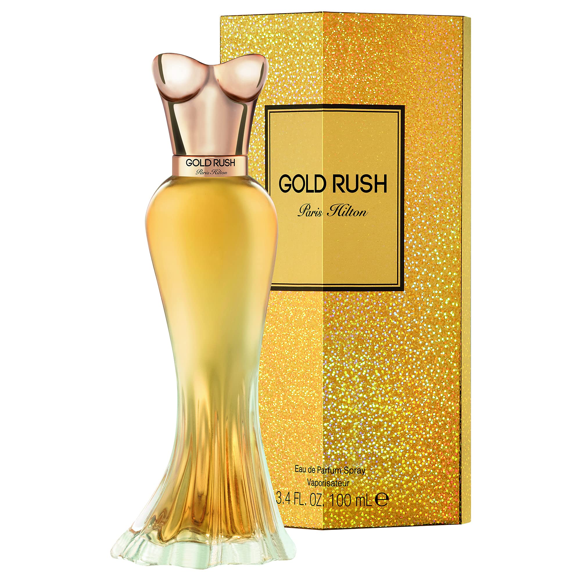 Gold Rush By Paris Hilton, 3.4 Oz Eau De Parfum Spray For Women