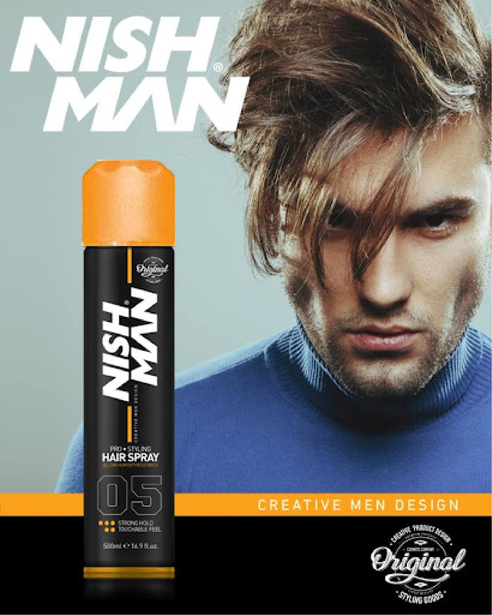 nishman Hair Styling Series (Hair Spray 05, 400ml)