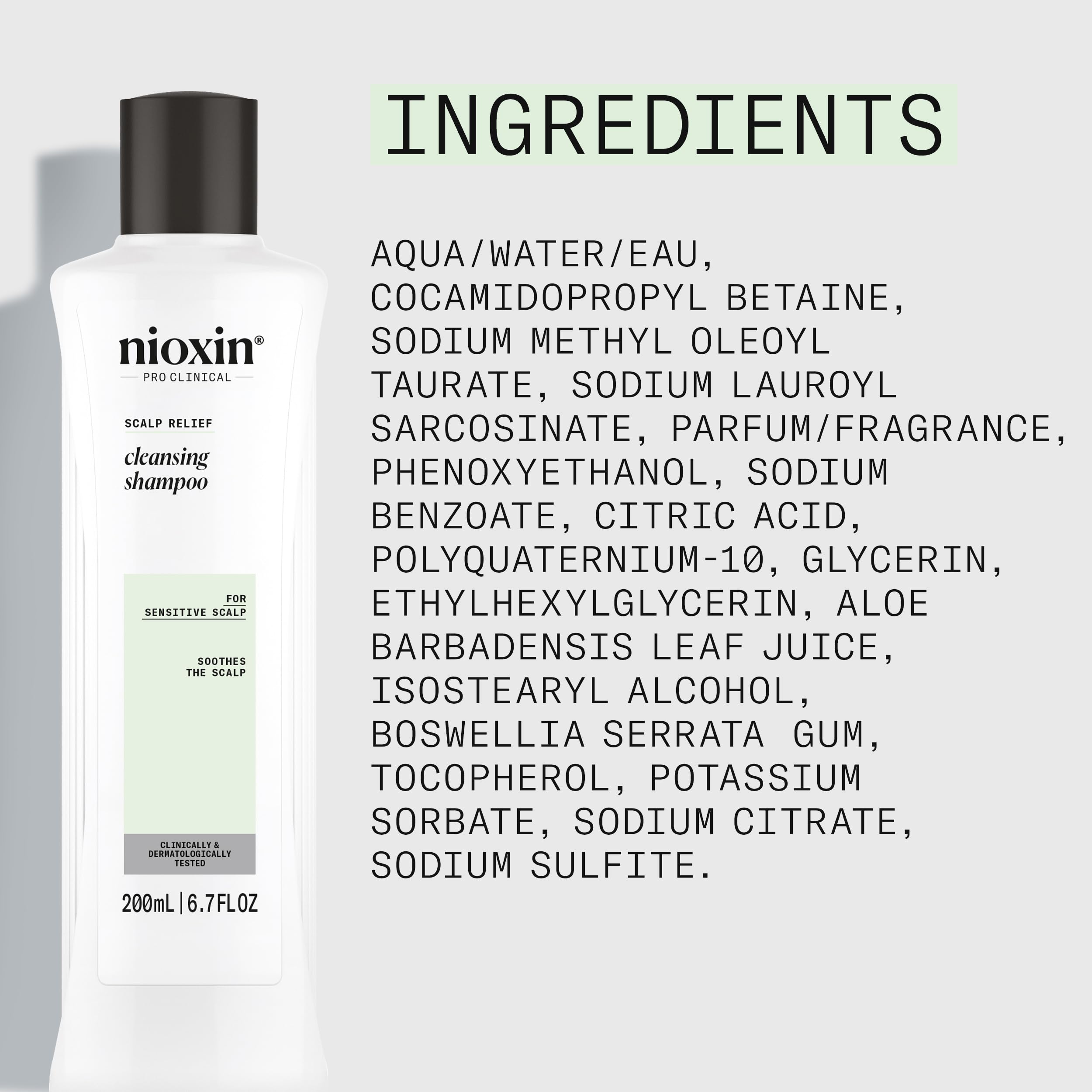 NIOXIN by Nioxin SCALP RELIEF CLEANSING SHAMPOO 6.76 OZ(D0102HPZU97.)