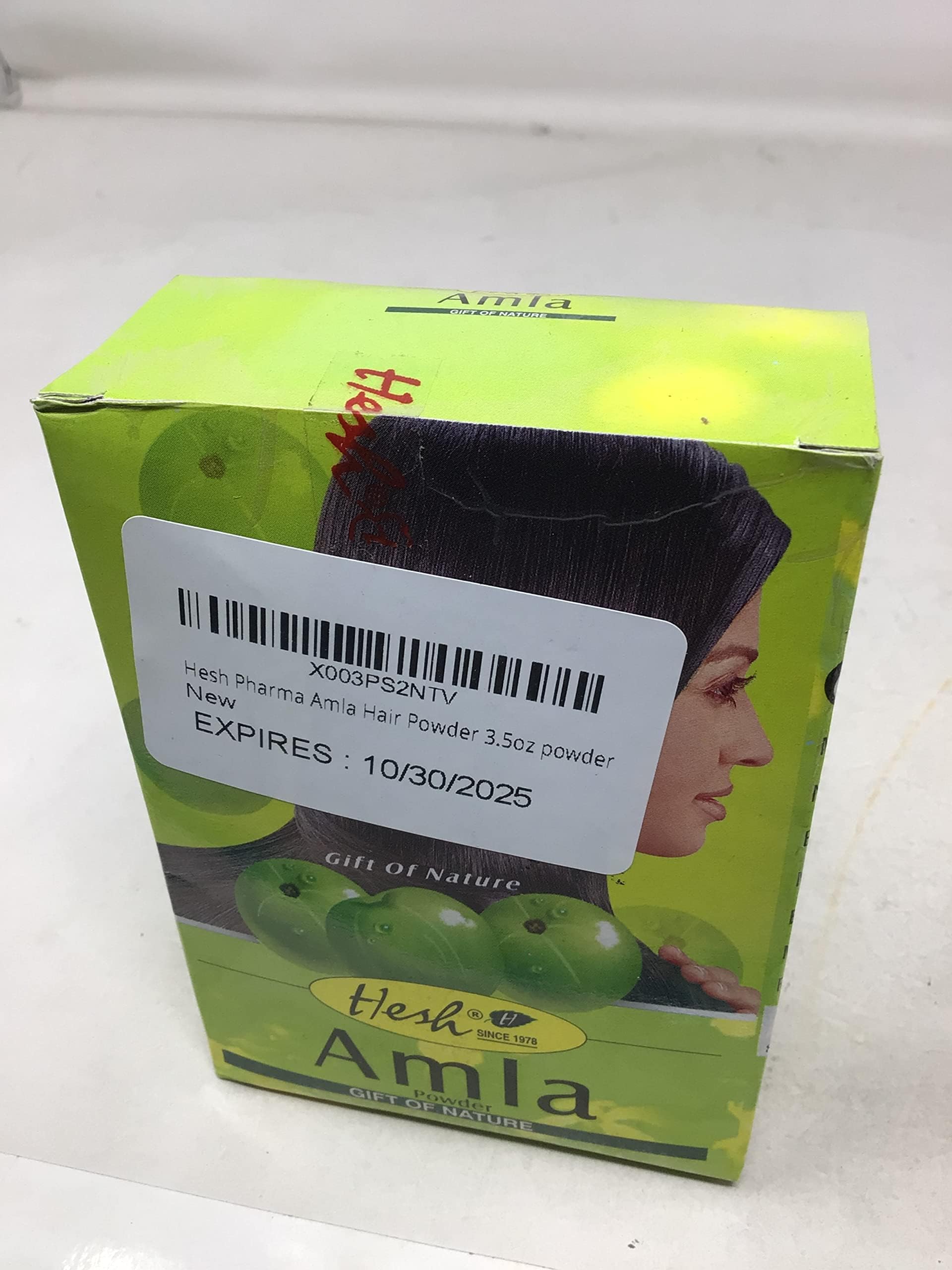 Hesh Pharma Amla Hair Powder 3.5Oz Powder