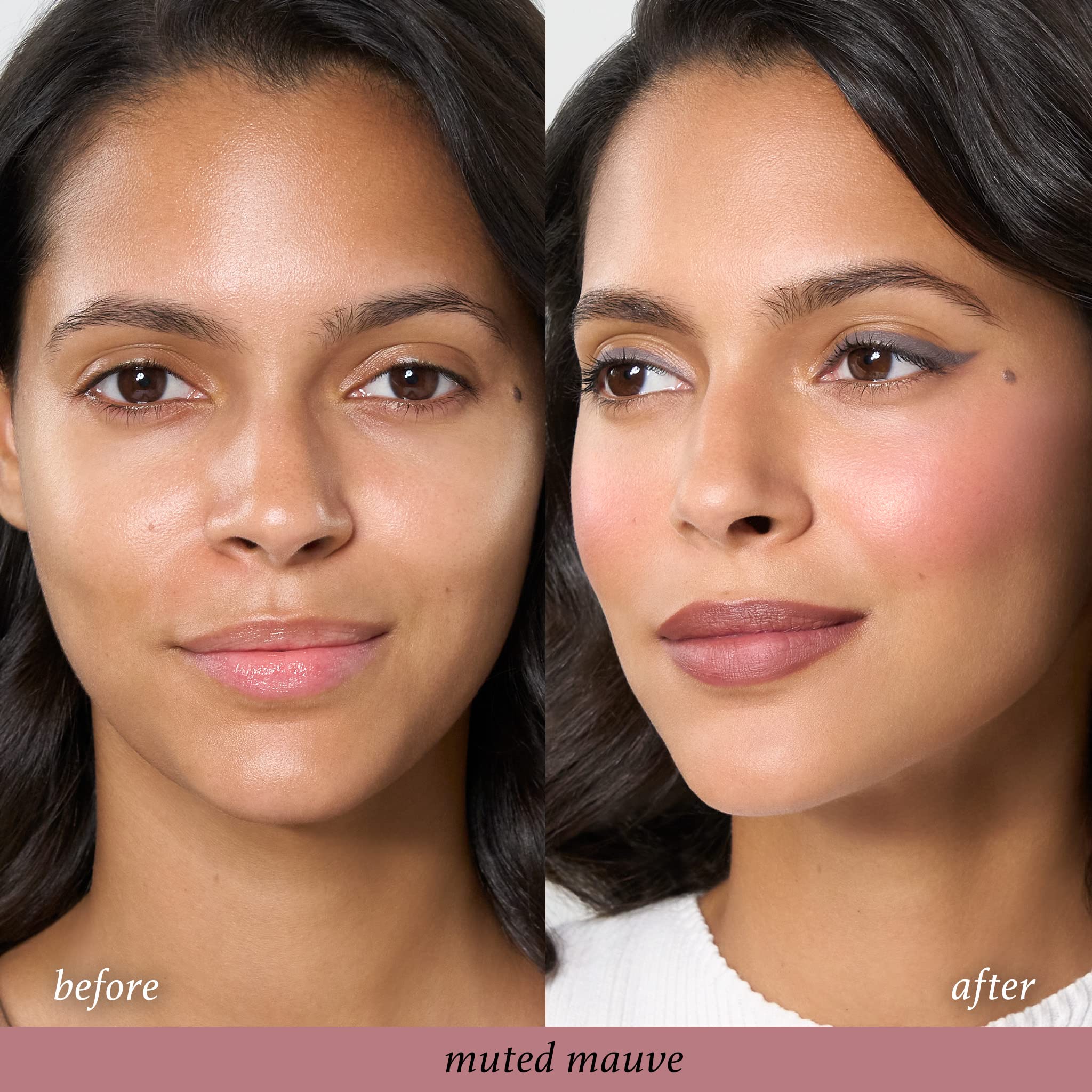 Julep Skip The Brush Cream To Powder Blush Stick - Muted Mauve - Blendable And Buildable Color - 2-In-1 Blush And Lip Makeup Sti