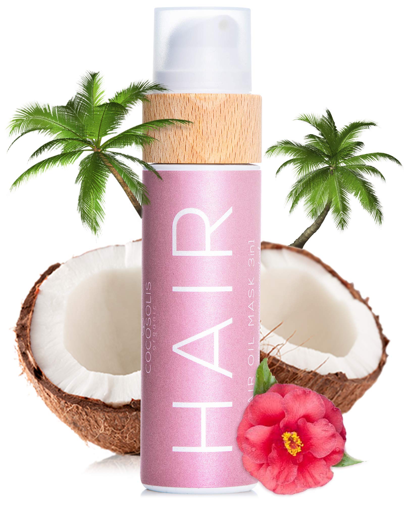 COCOSOLIS HAIR Oil Mask 3in1, Repairs Damaged Hair, Silky Soft and Radiant Hair, Stimulates Fast Hair Growth, Prevents Breaking,