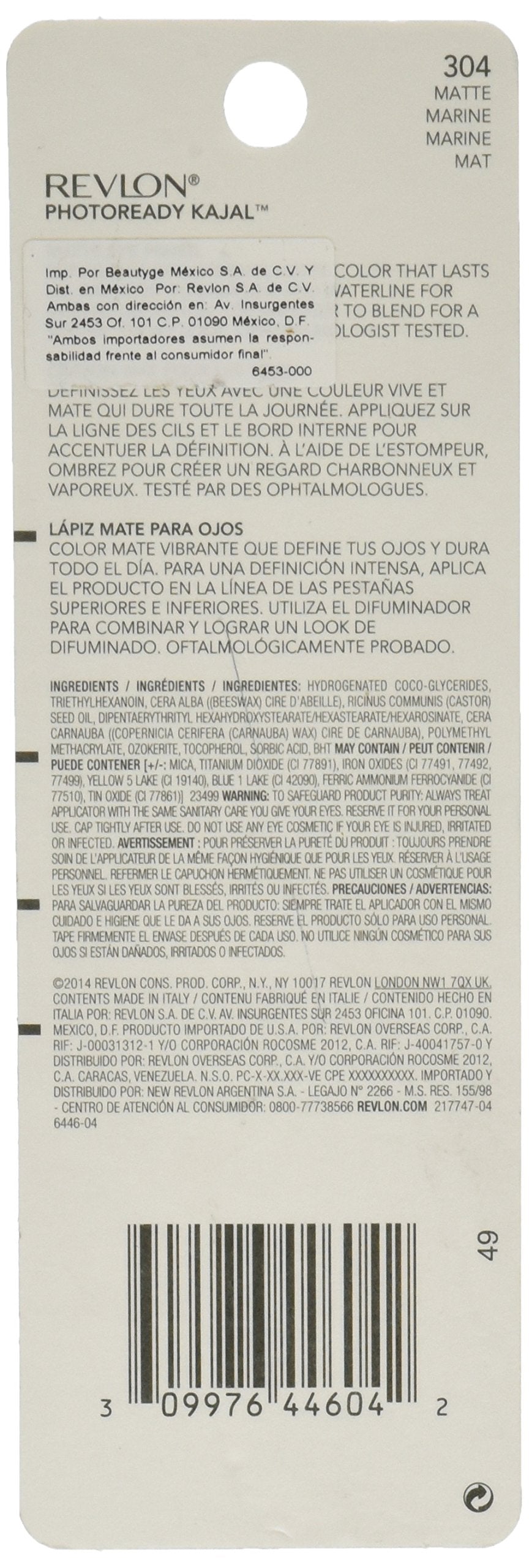 Revlon Photoready Kajal Eye Pencil, Matte Marine