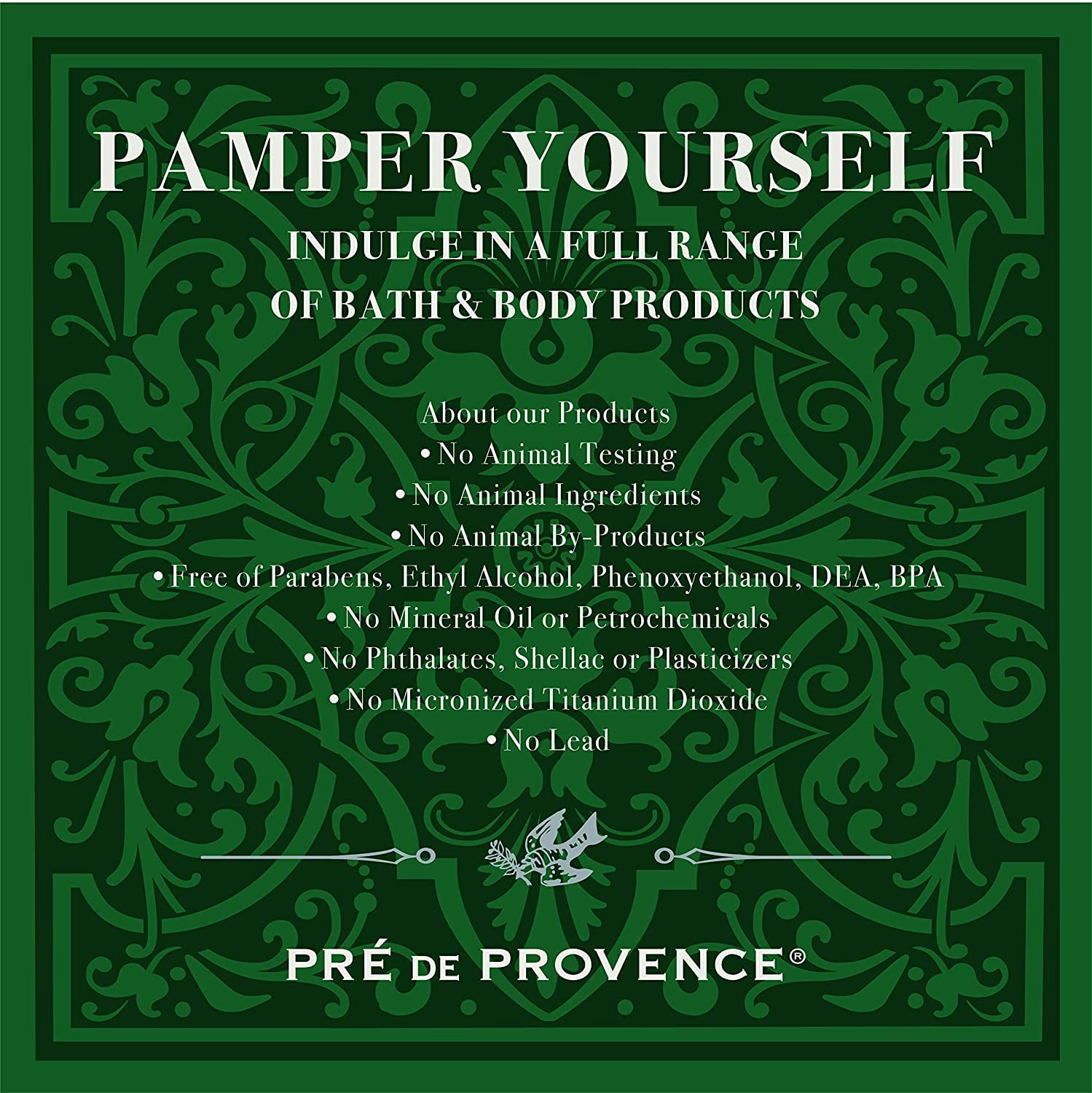 Pre de Provence Bergamot & Thyme Men's Fragrance Collection, Soap Gift Box, 200 Grams