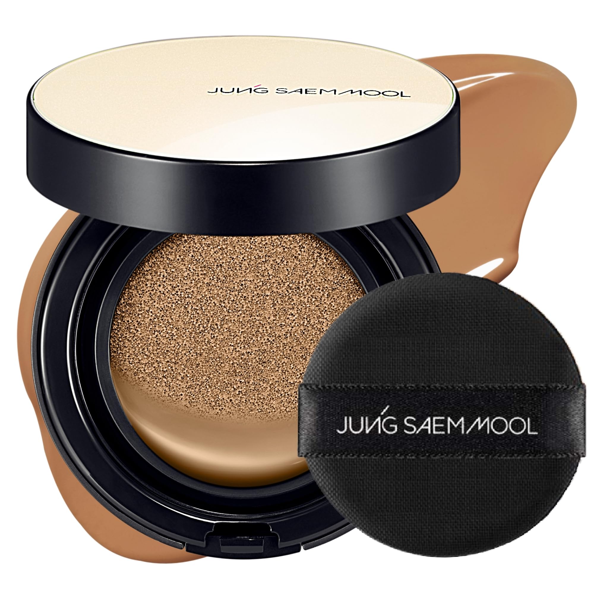 JUNG SAEM MOOL Essential Skin Nuder Cushion 30C Cinnamon 0.49 Fl Oz, No Refill, Natural Radiant Finish Cushion Foundation with B