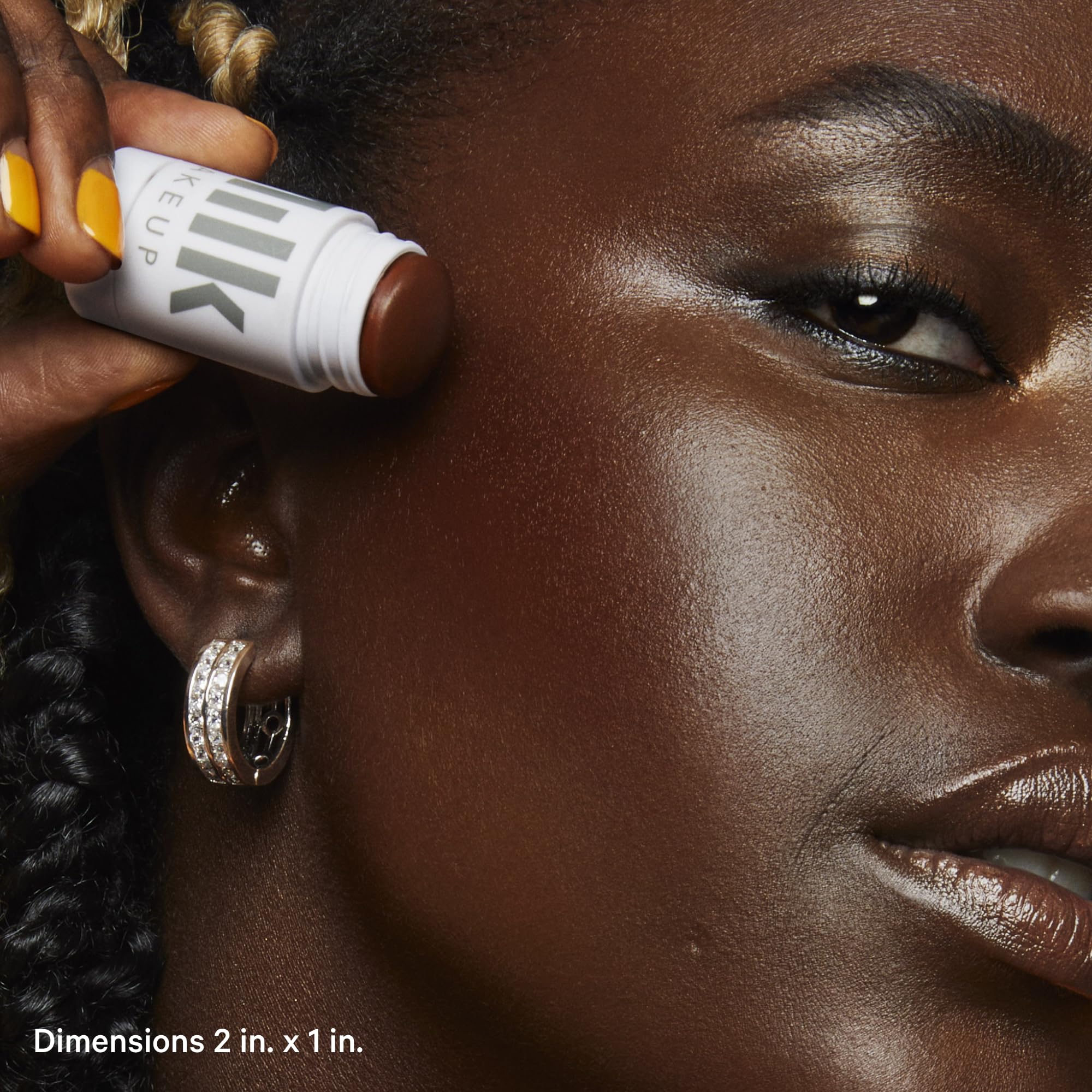 Milk Makeup Matte Bronzer, Spaced (Very Deep Bronze) - 0.19 oz - Cream Bronzer Stick - Buildable, Blendable Color - Matte Finish