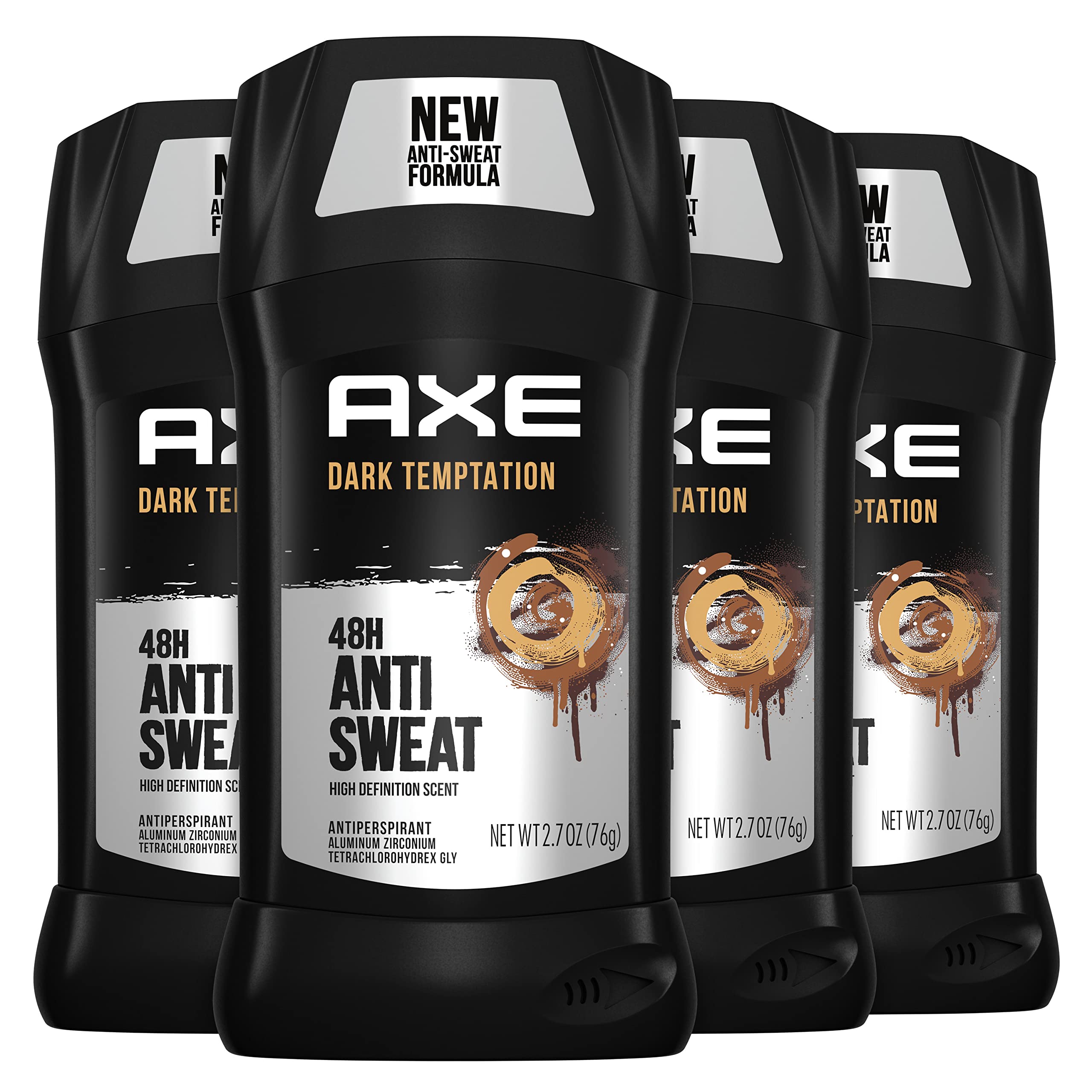 AXE Antiperspirant Stick For Men For Long Lasting Freshness Dark Temptation All Day Fresh Scent 48 Hour Anti Sweat Mens Deodoran
