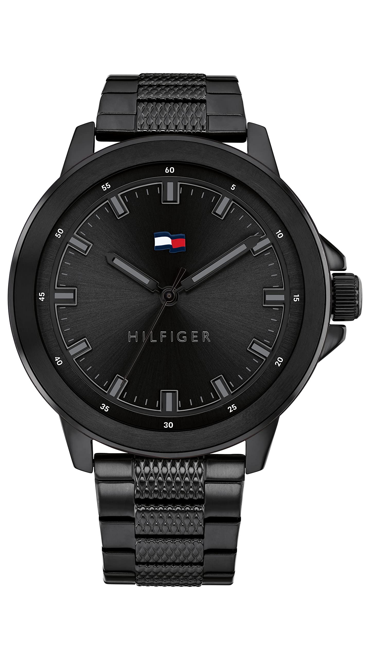 Tommy Hilfiger Black Dial Round Shaped Sport Men Analog Watch_Th1792026W