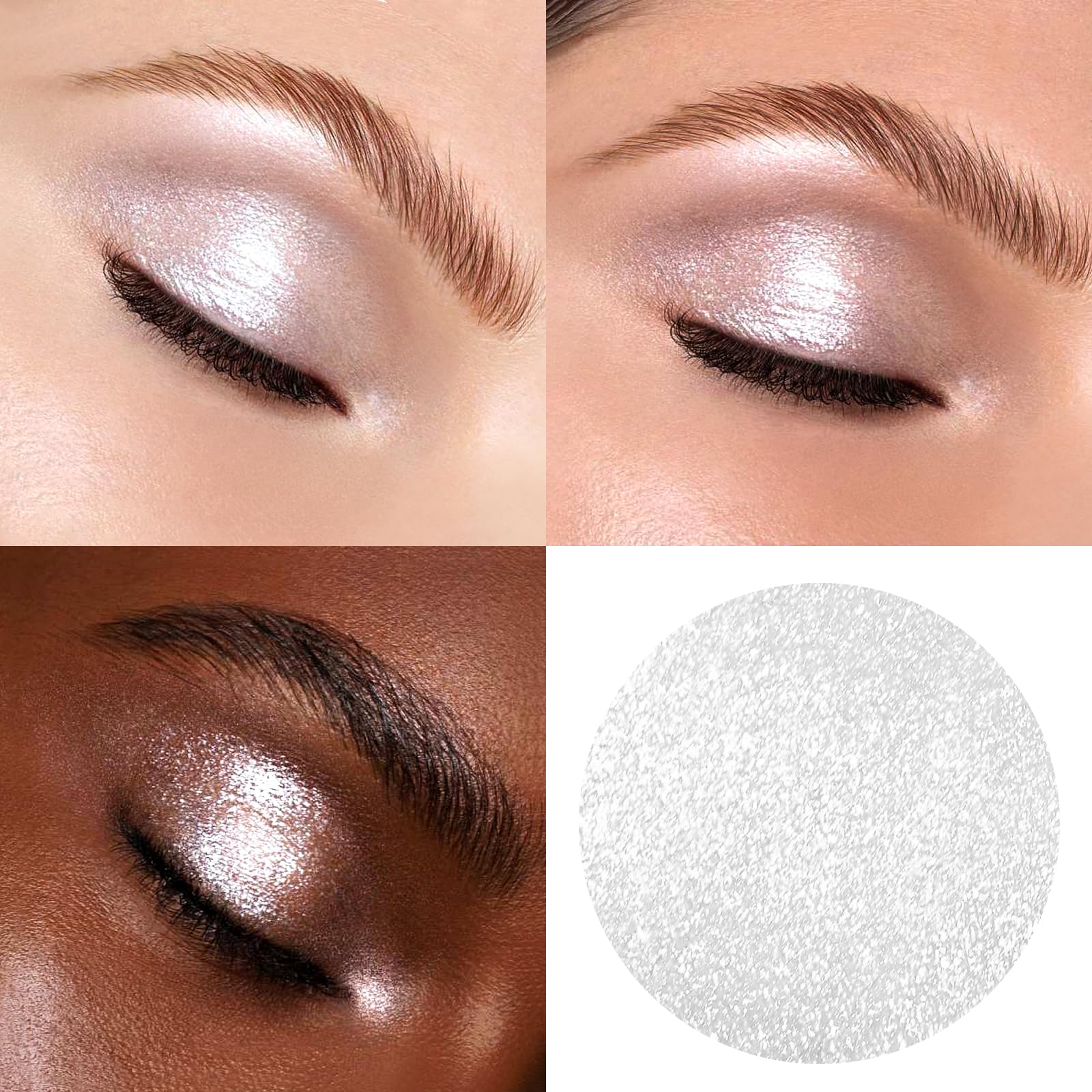 Hotiary Glitter Liquid Eyeshadow Metallic Pigments Shimmer Makeup Metals Gloss For Eyes Eyeliners Sparkling Eye Shadow Shiny Pen