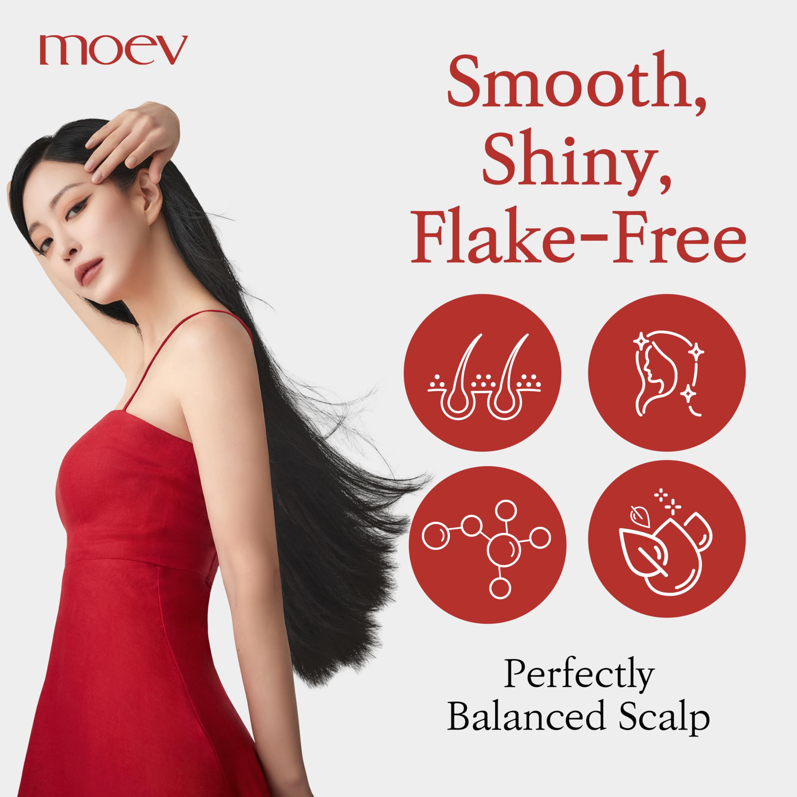 Moev Annurcatin Hair Treatment Mask, Korean Mint Wash-Off Hair Care Mask Apple Deep Damage Conditioner Sulfate-Free With Amino A