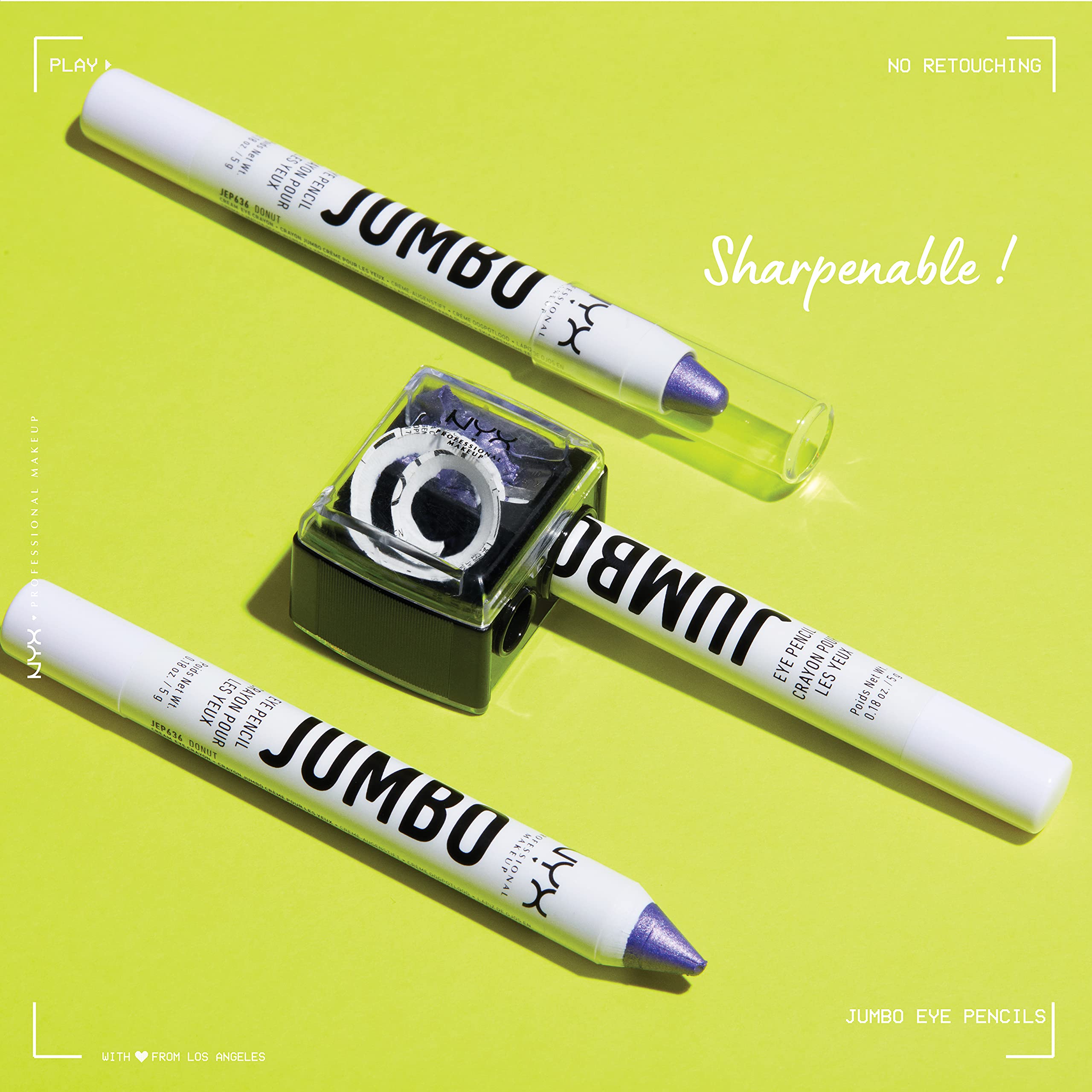 Nyx Professional Makeup Jumbo Eye Pencil, Eyeshadow & Eyeliner Pencil - Macaroon (Mint)